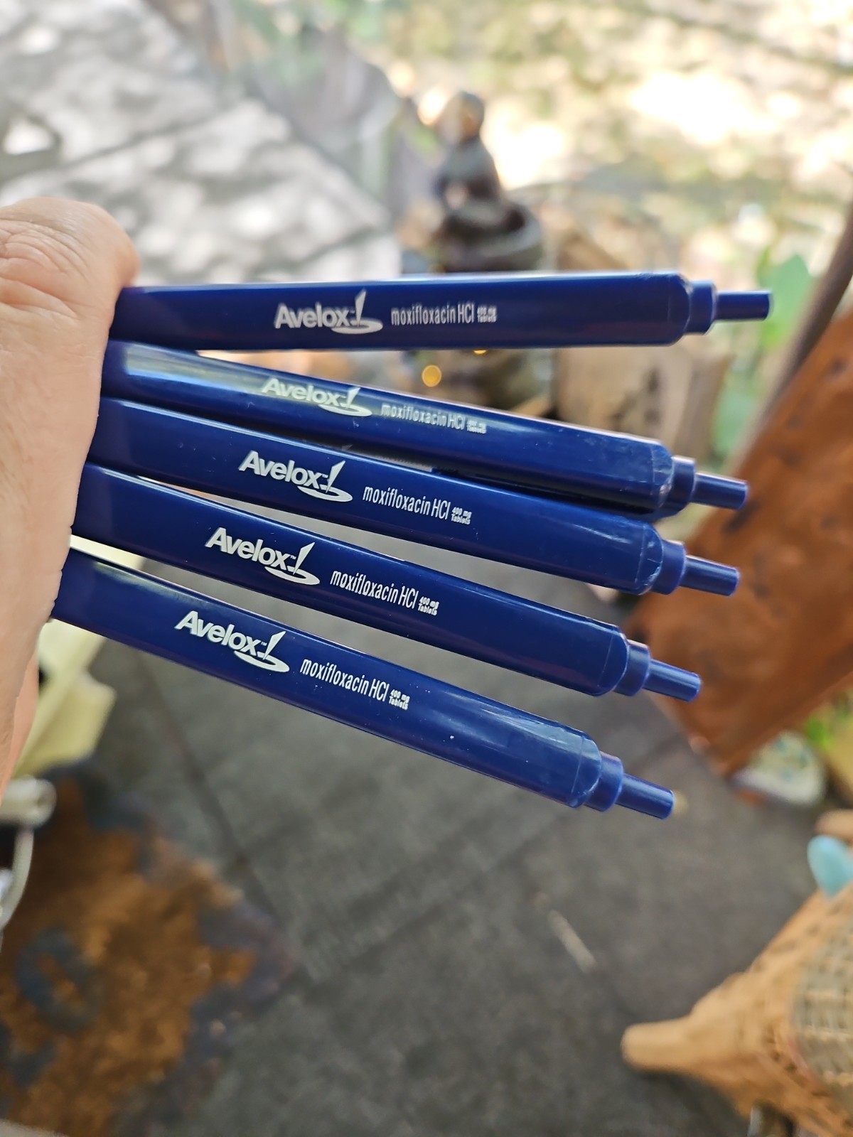 Lot 5 Cipro Avelax Drug Rep Pens Pharmaceutical Advertising