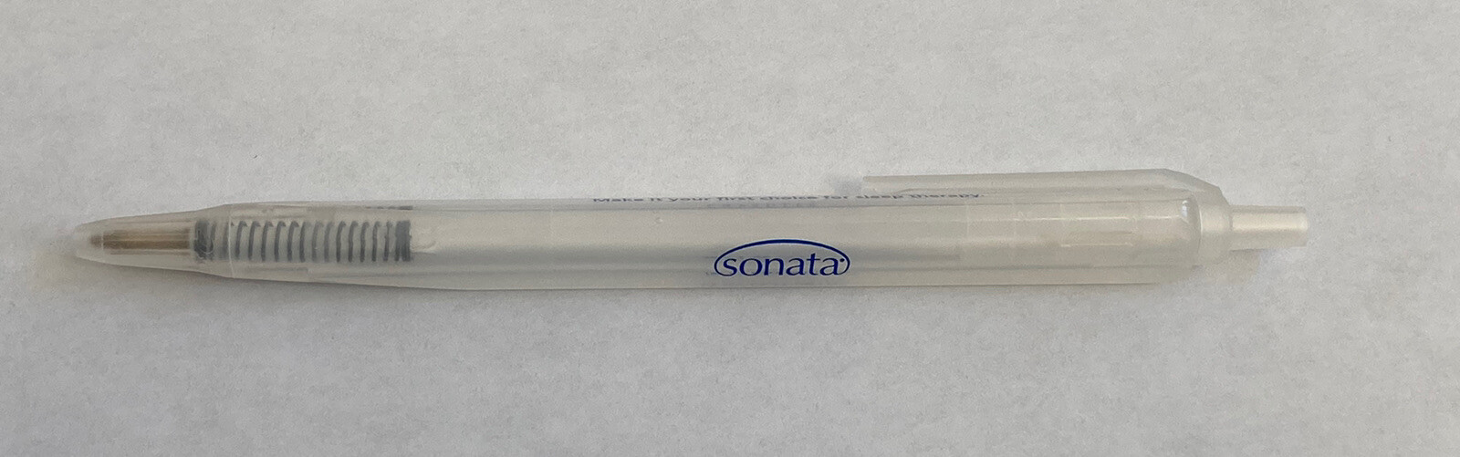 ZALEPLON SONATA 3-SIDED Pharmaceutical Drug Pen RARE Advertising Collectible