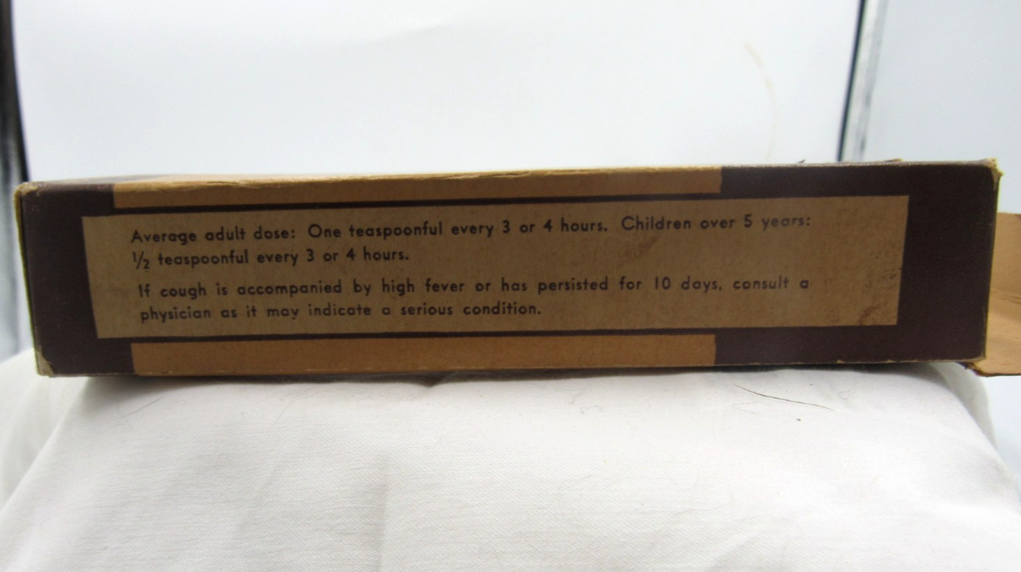 BW – 1930-40’s Purepac Silano Syrup New York 5 1/2 ” Amber Medicine bottle