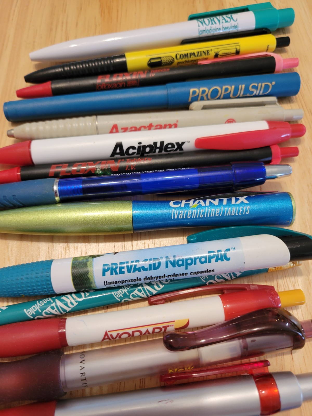 24 Pharmaceutical Drug Rep Pens Pencil Lot Promo Medical Advertising Metal Bonus