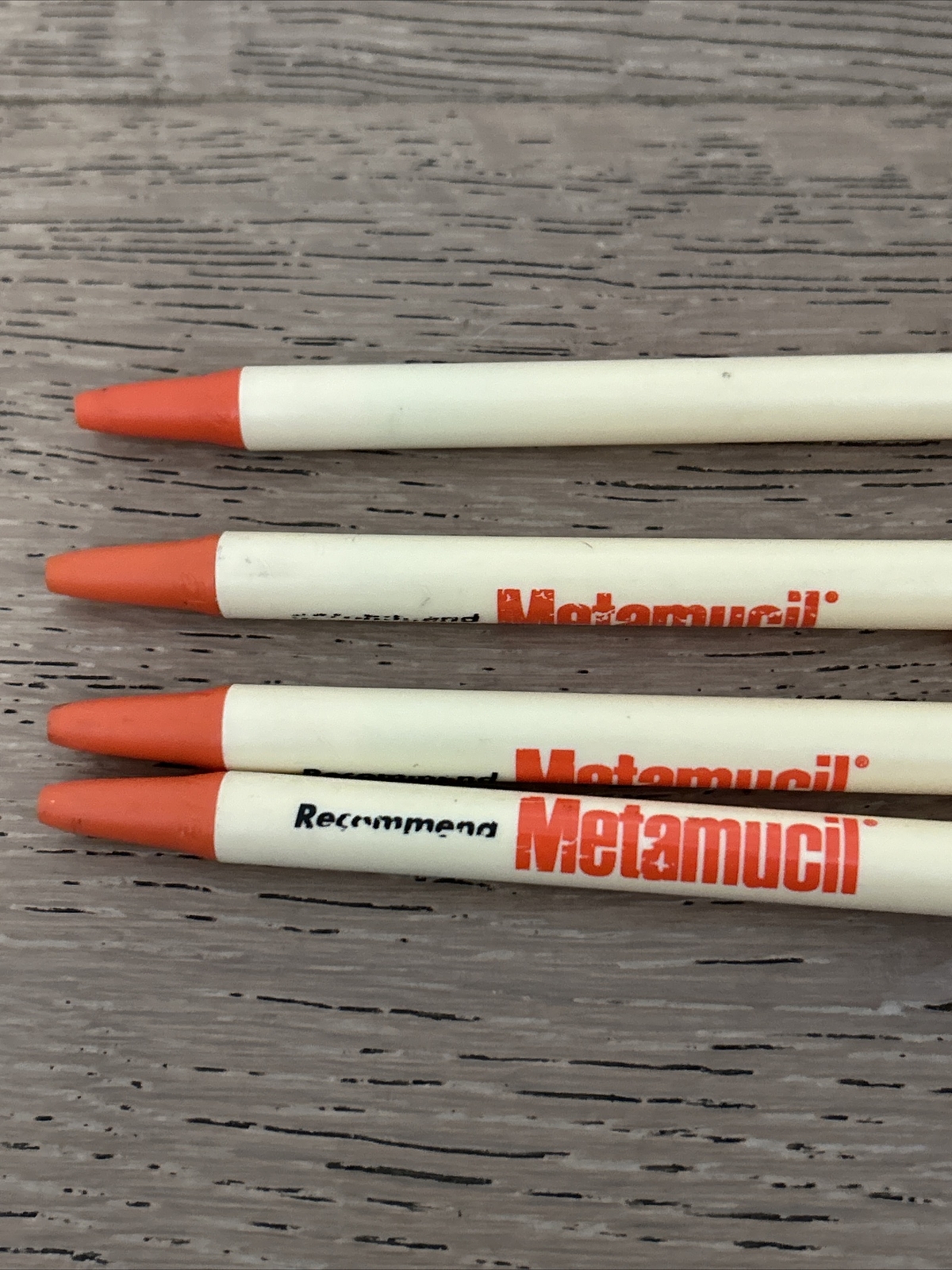 Vintage Lot Of 4 Metamucil Pens