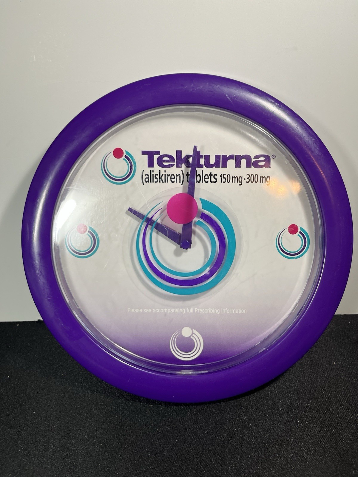 Pharmaceutical Promotion Pfizer 10″ Tekturna Clock