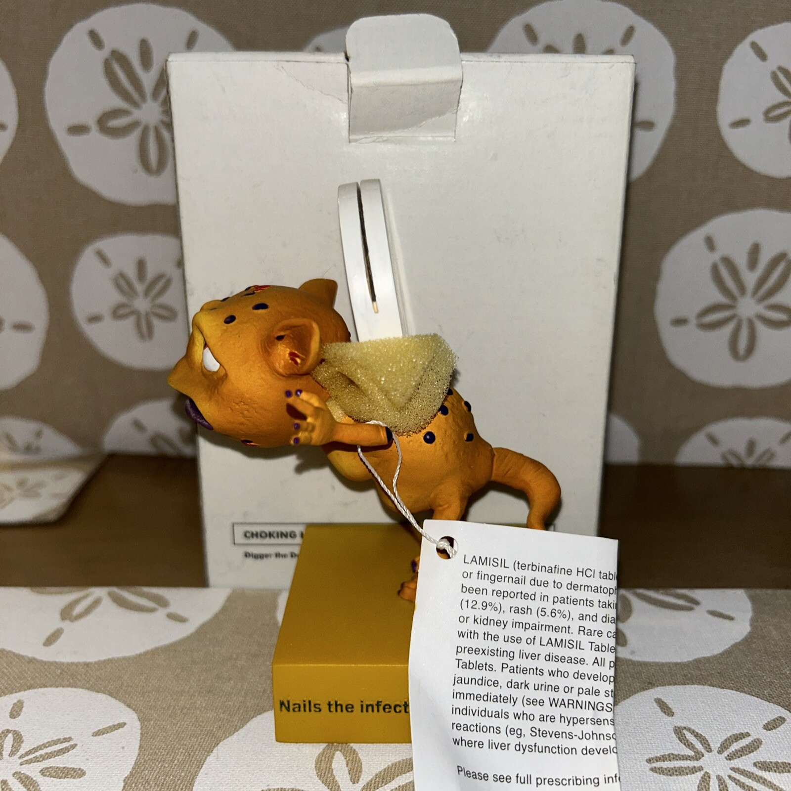 Lamisil Digger Pharmaceutical Collectible Digger Bobblehead Rare NIB