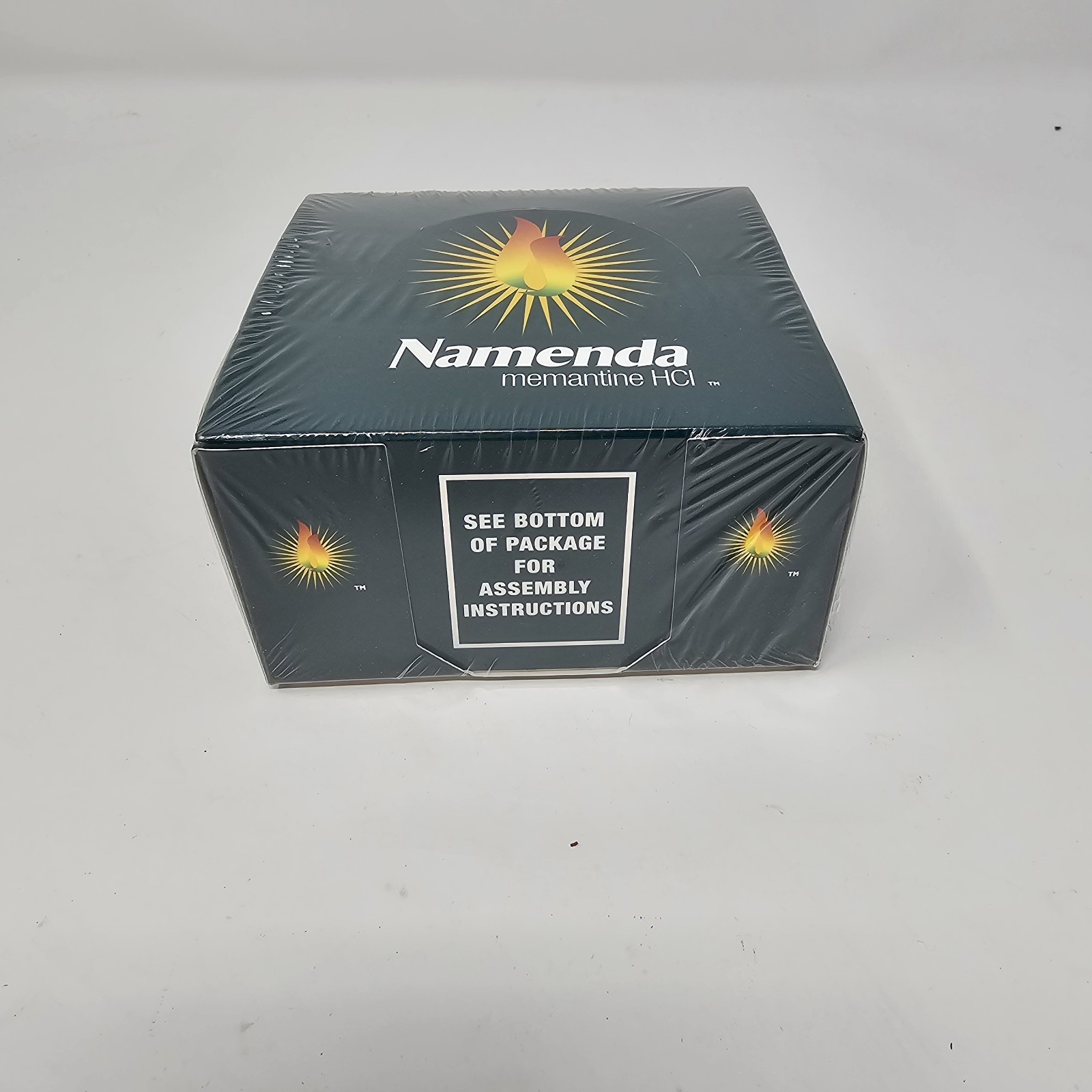 Vintage NAMENDA Pharmaceutical Drug Rep Post-It Note Pad 4”x 4” Cube Sealed