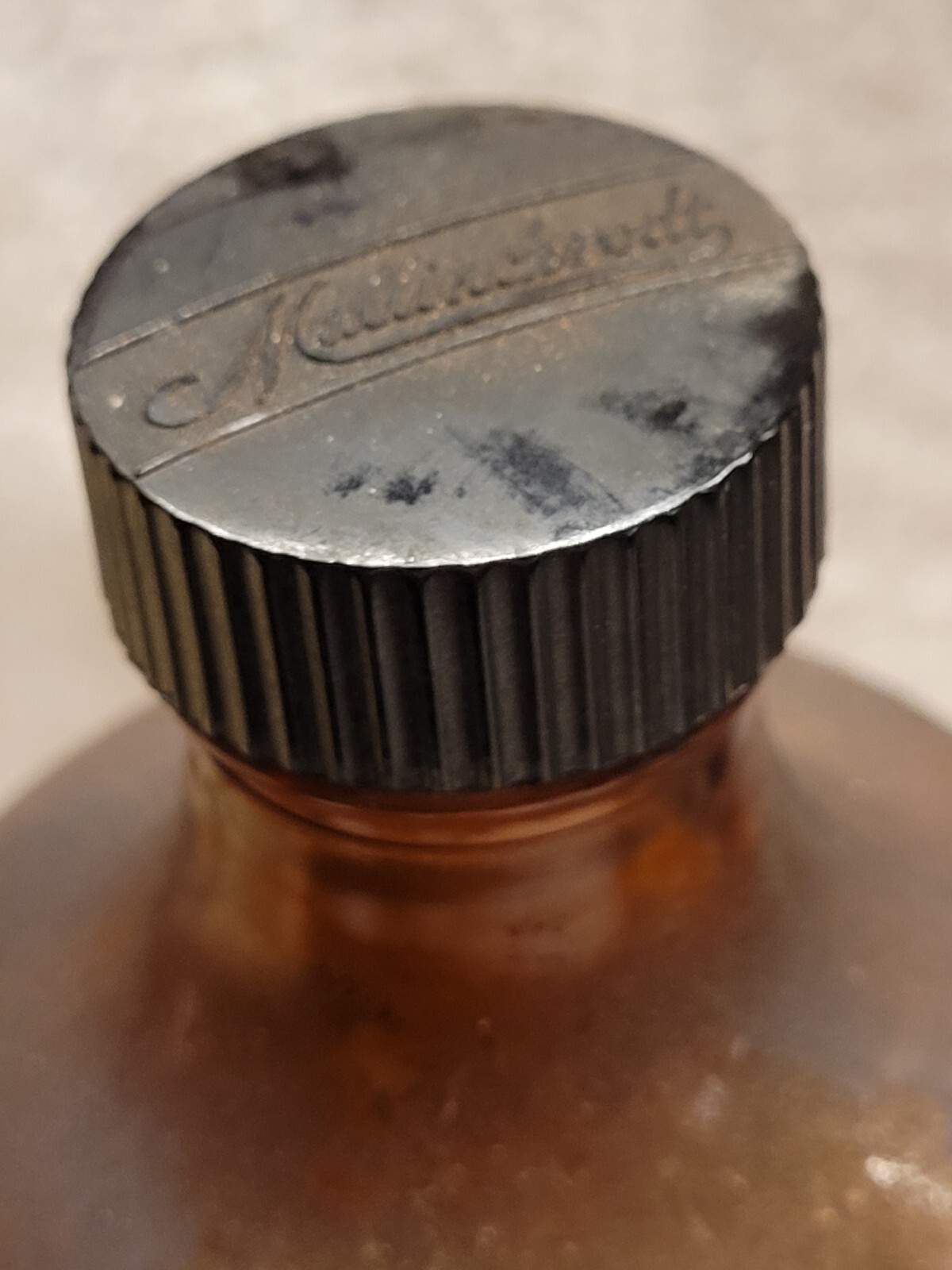 Large Mallinckrodt Poison Original Label And Lid Empty