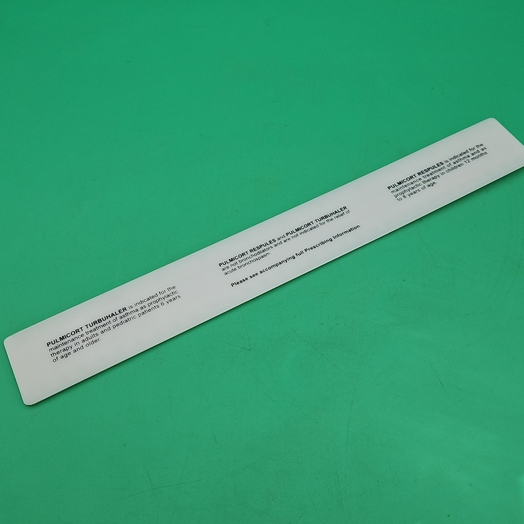 Pulmicort Pharmaceutical Drug Rep Collectible Ruler 12″ Vintage Promo
