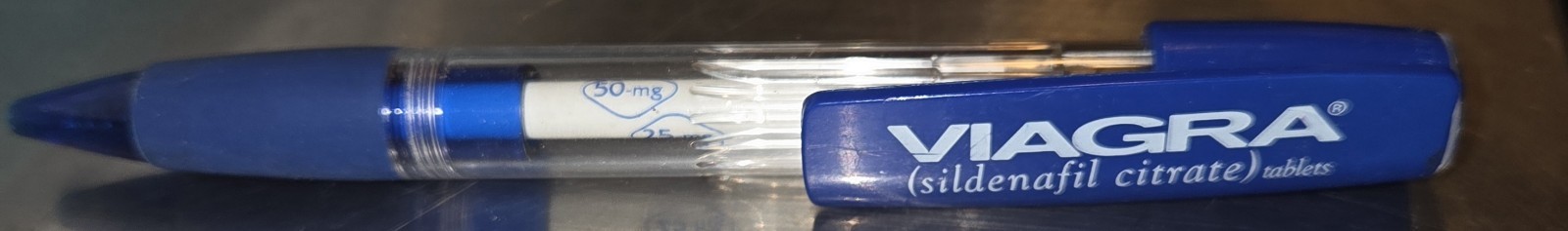 Rare Viagra Pharmaceutical Medical Promotional Drug Rep Pen Writes!