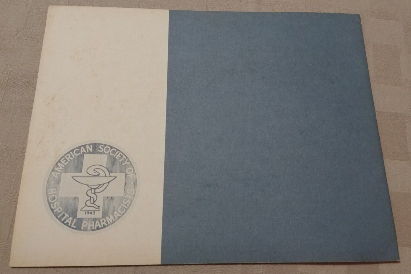 Vintage American Society of Hospital Pharmacists 25th Anniversary Program 1967