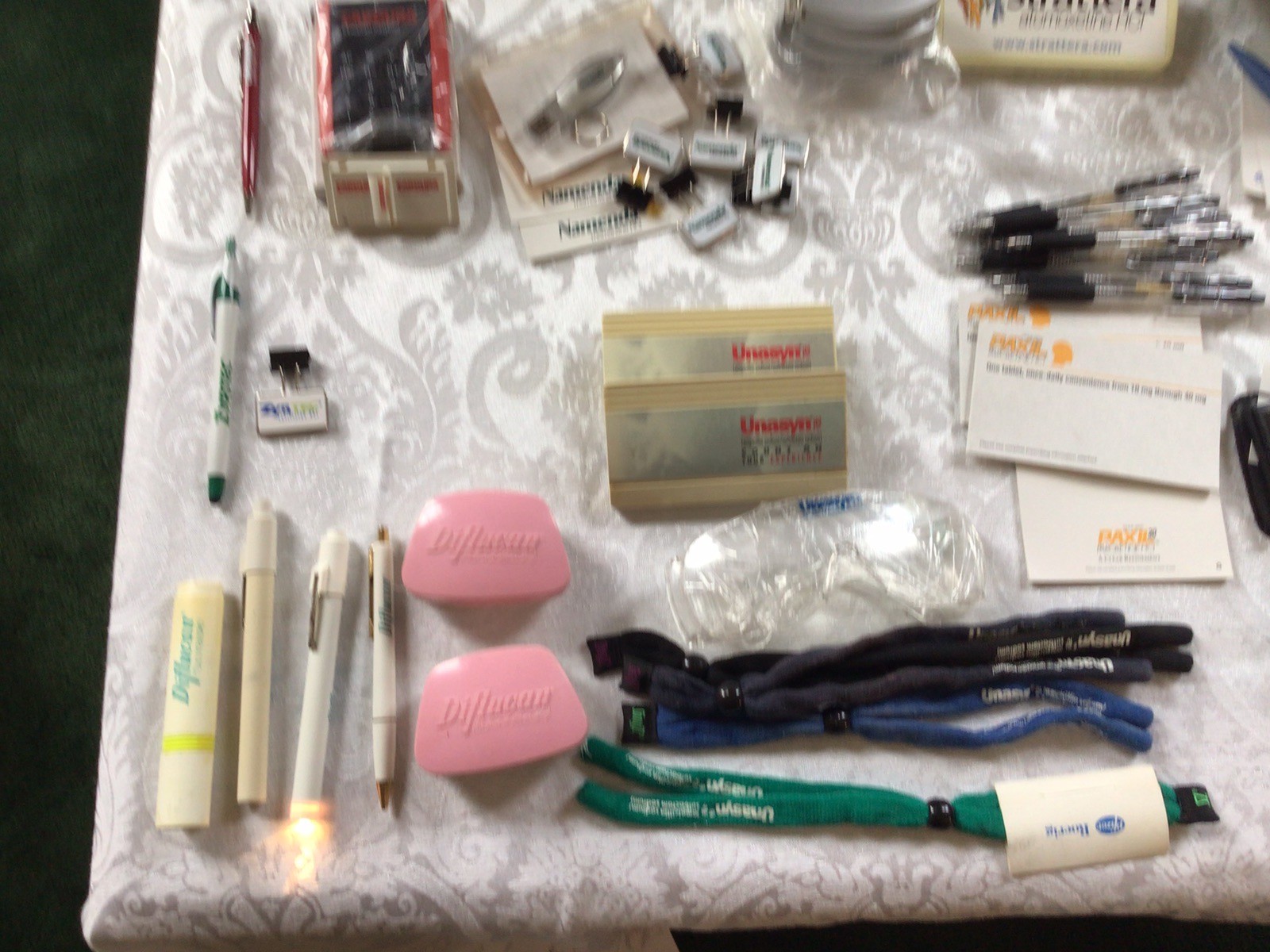 Pharmaceutical Rep. Advertisement HUGE Lot of over 350 Vintage promo Items