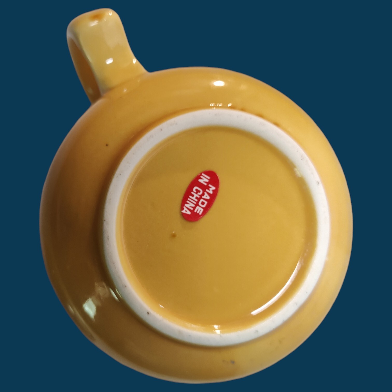 Aricept Drug Rep Pharmaceutical Collectible YELLOW Cup / Mug w/ Matching Coaster