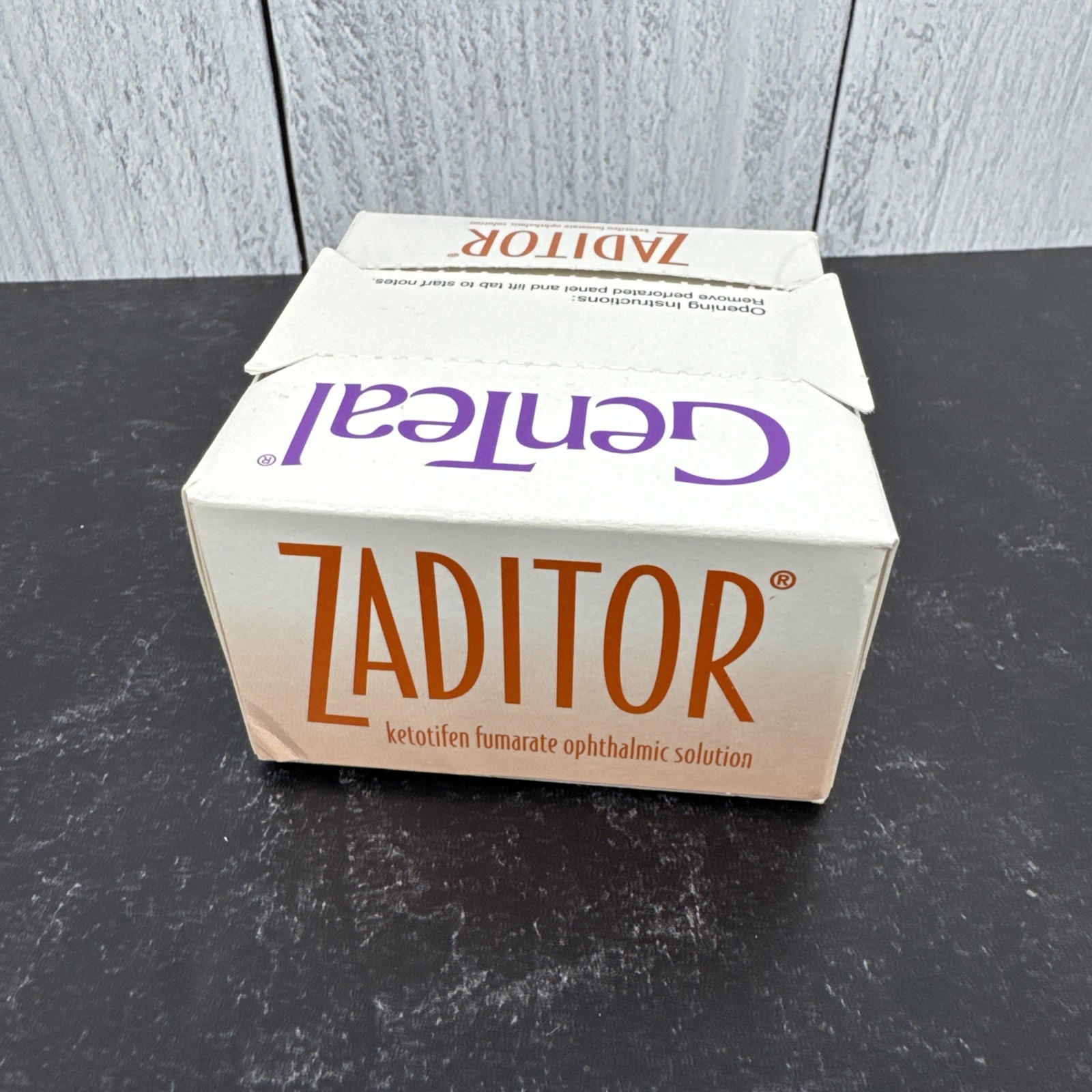 Vintage Zaditor GenTeal Sticky Note Pad Pharma Drug Rep Promo Post-it 3×3 NEW