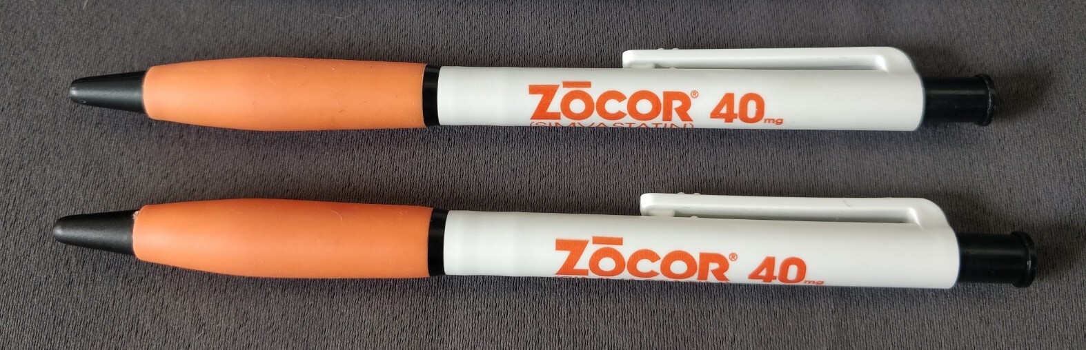 ZOCOR 40 Pharmaceutical Drug Rep Pen Papermate Hearts Advertising Collectible