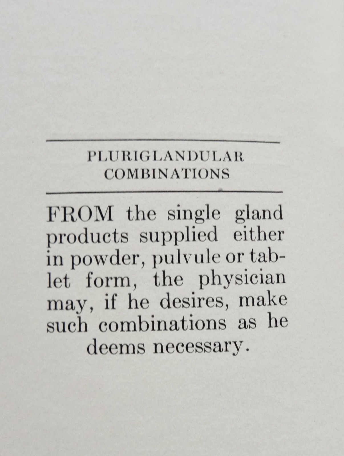 gLAND PRODUCTS PREPARATIONS ELI LILLY ENDOCRINOLOGY EARLY 1900’S BOOK neocurio