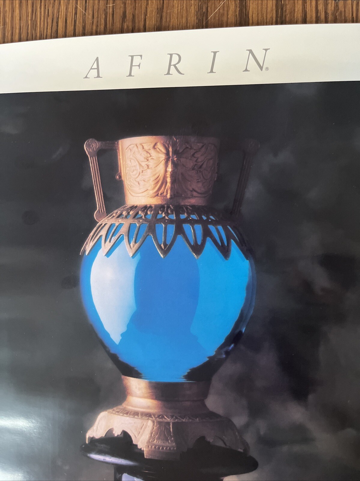 Vintage 1990 Show Globe Roots in Chemistry History Pharmacy Poster Afrin Promo