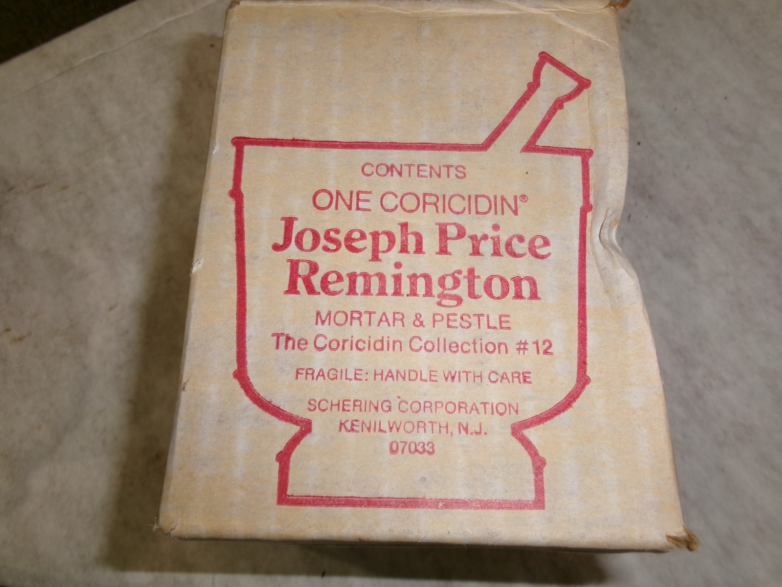 Schering Mortar and Pestle series #12 JOSEPH PRICE REMINGTON