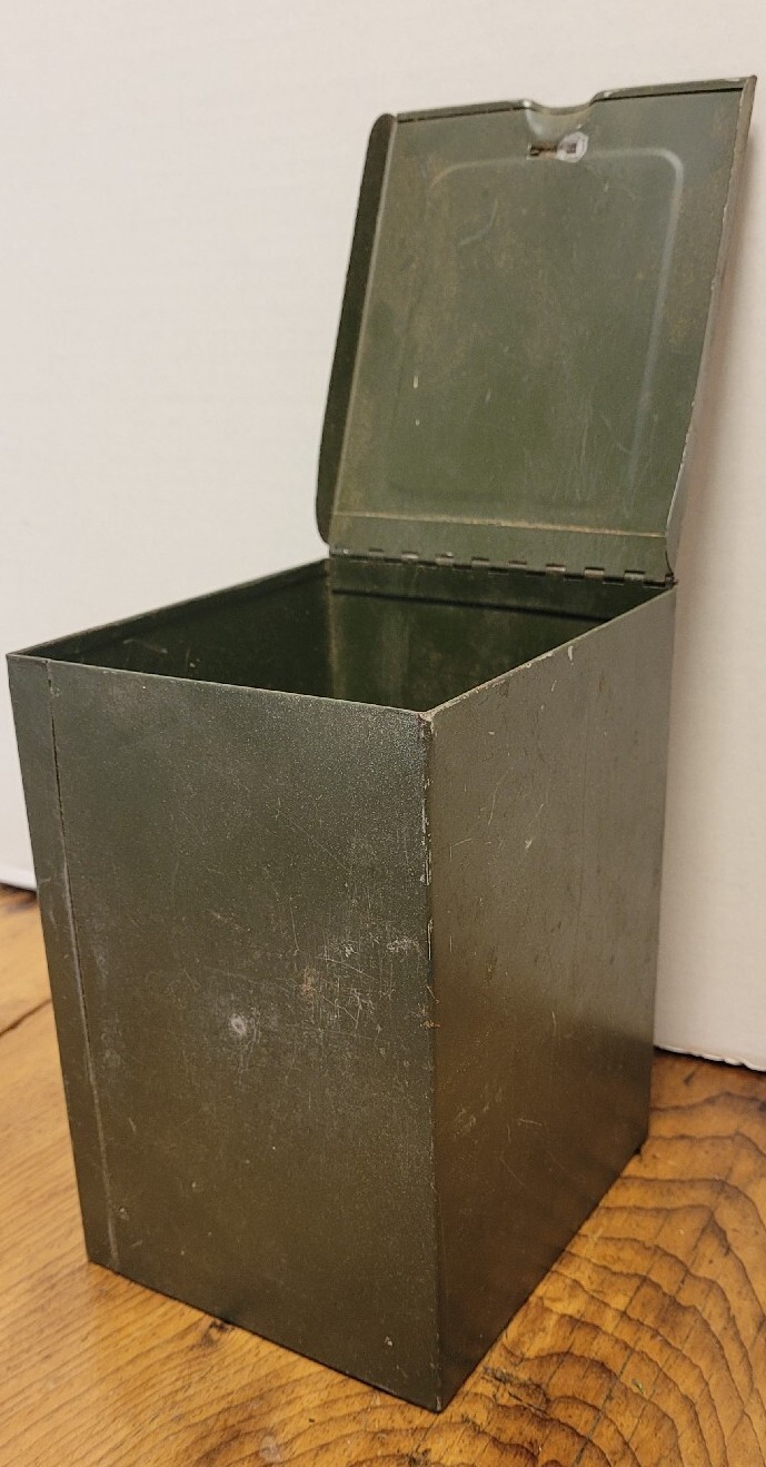 Vintage Phillips Prescription Metal File Box Columbia Drug Co
