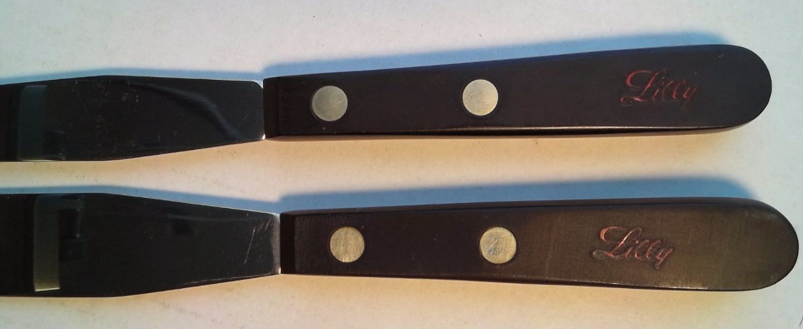 Vintage Eli Lilly Rx Pill Counting Spatulas Set Pharmacist Pharmaceutical Tools