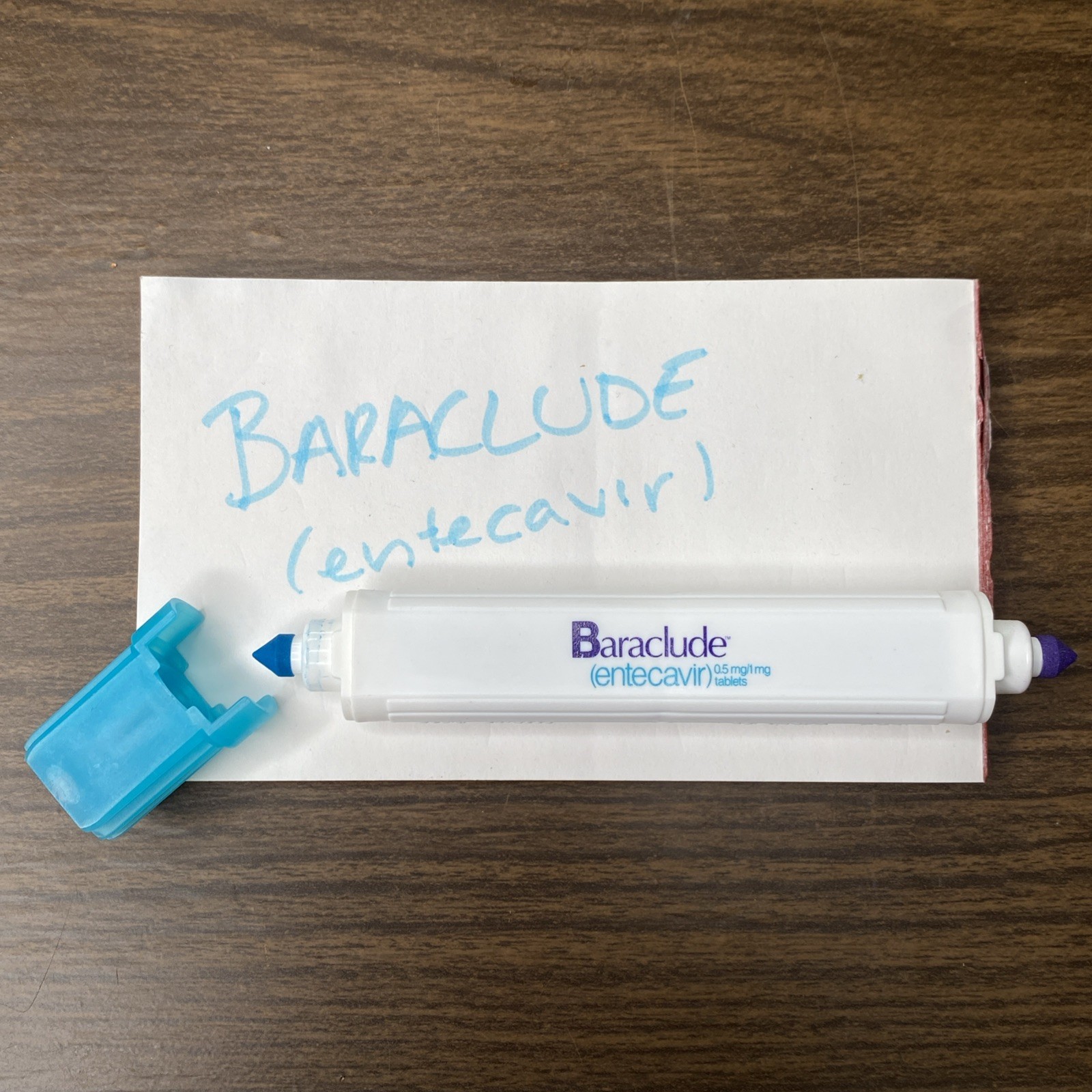 VTG Pharmaceutical Advertising BARACLUDE entecavir RX Drug Rep Highlighter