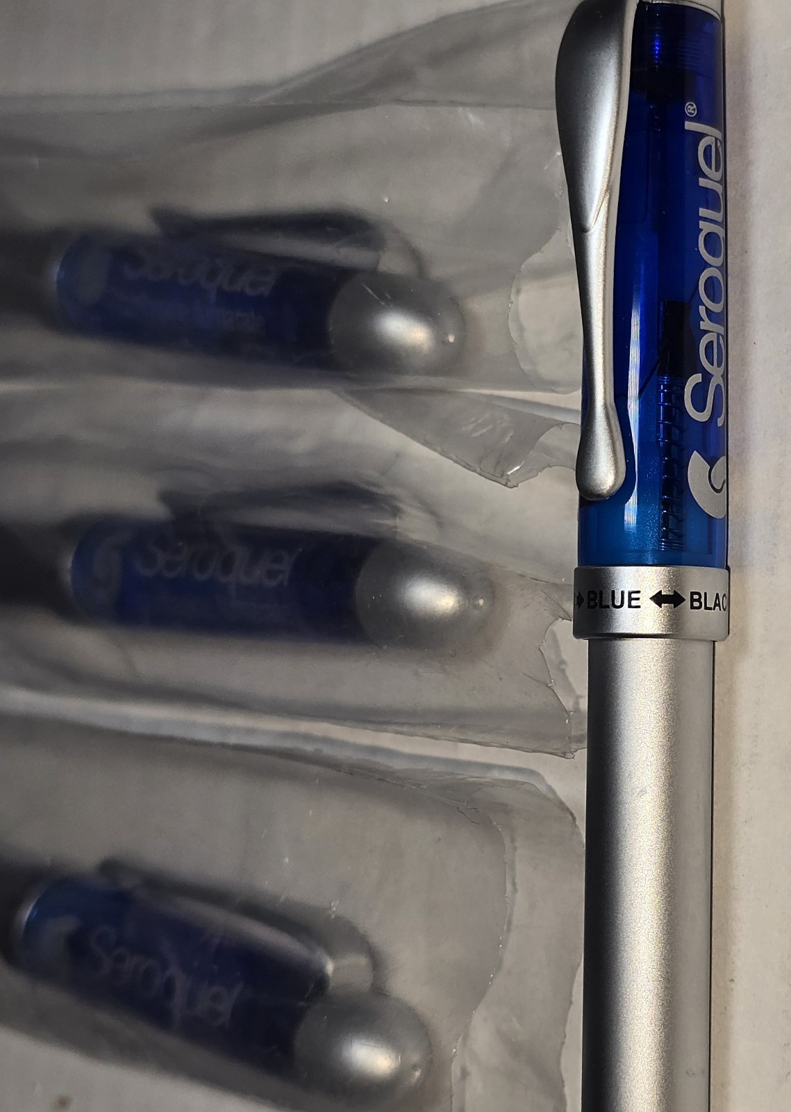 Seroquel Rep Pens Lanyard Lot of 5