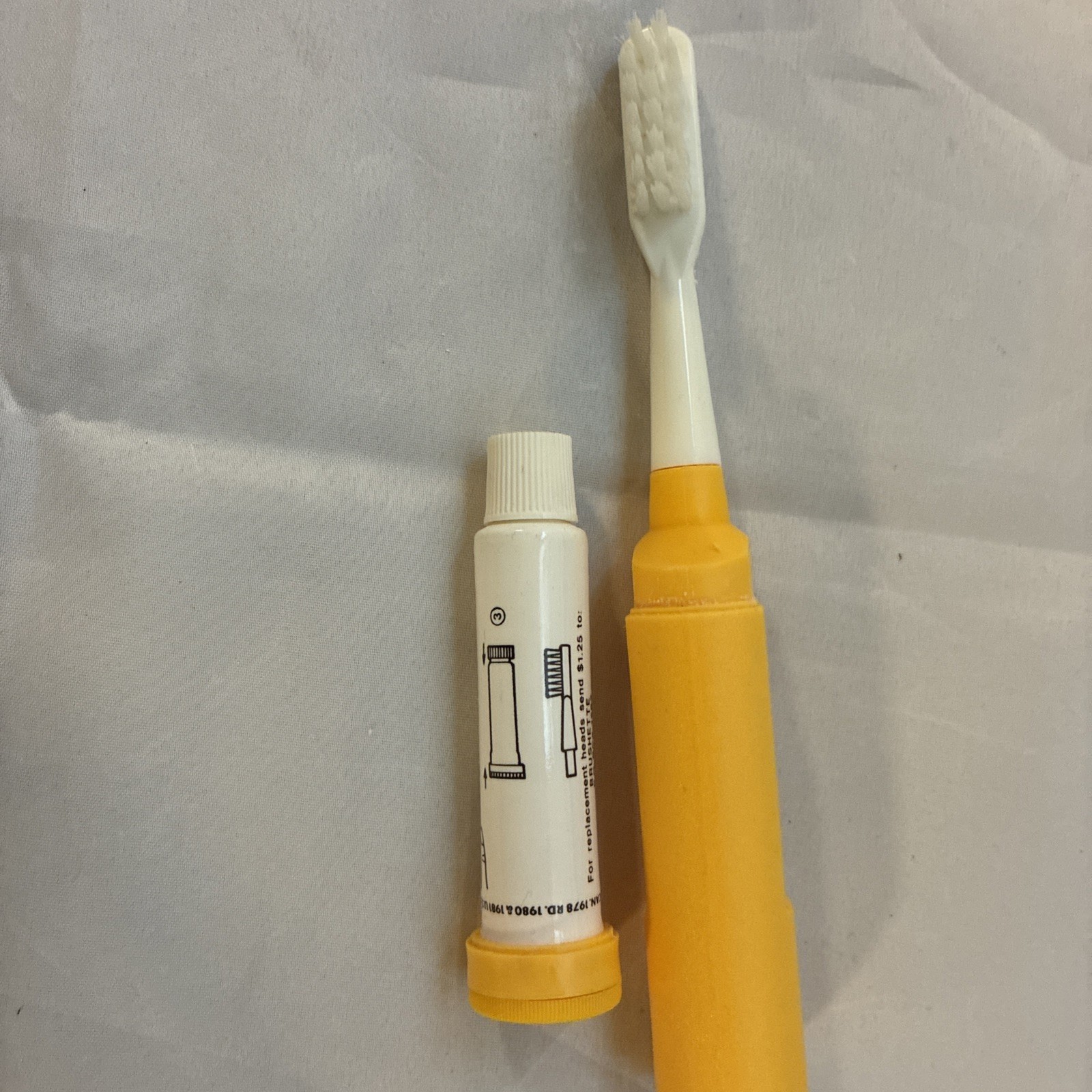 Vintage Fiorinal with Codeine Travel TOOTHBRUSH UNUSED Pharmaceutical Drug NOS