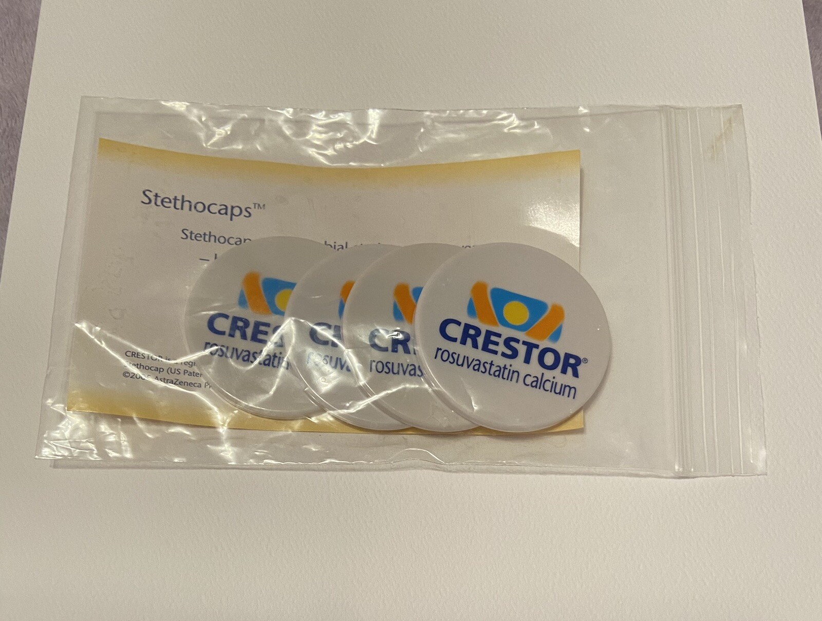 Crestor Set Of 4 Stethocaps Stethoscope Covers