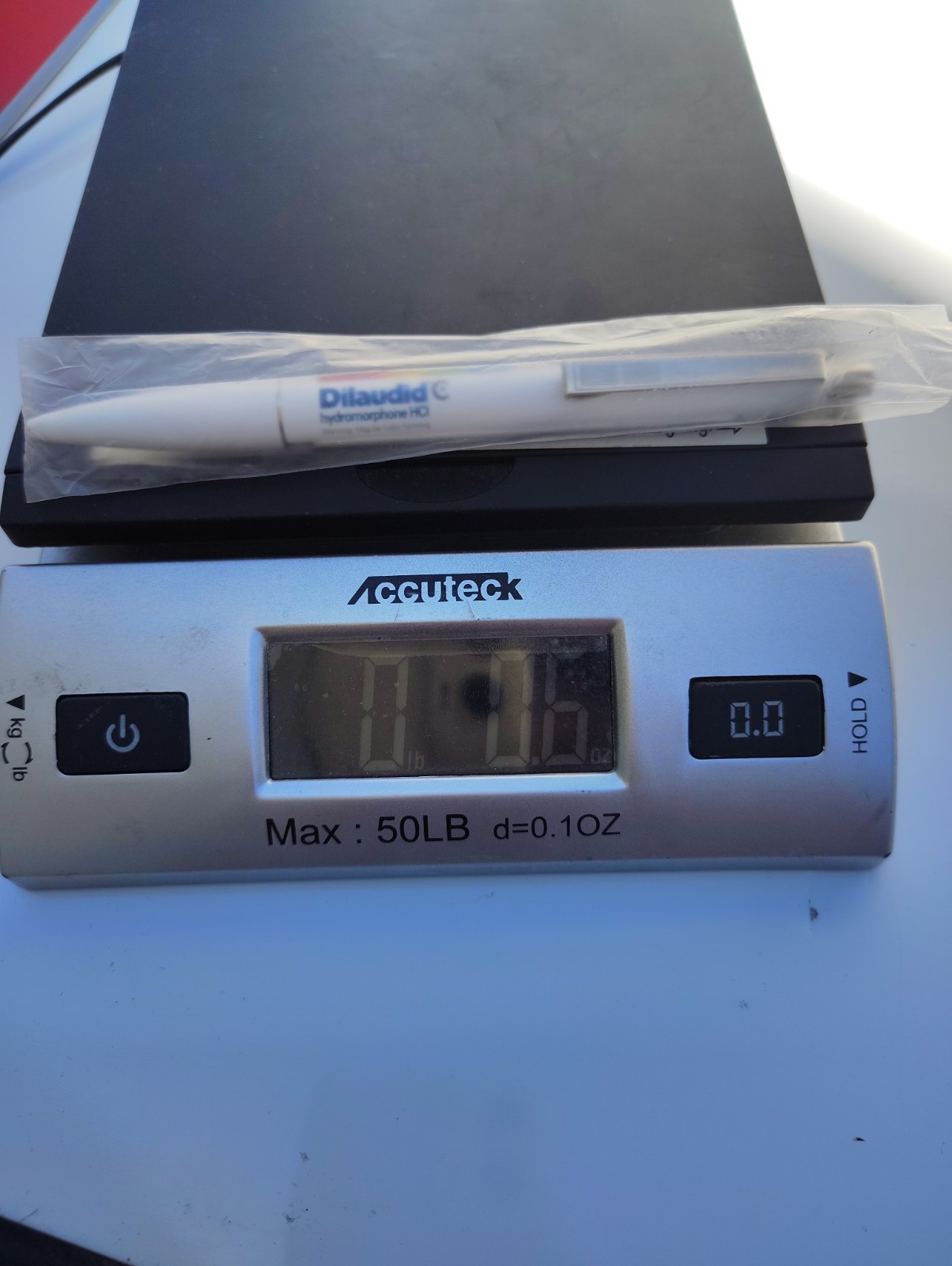 DILAUDID PEN Hydromorphone Plastic Scroll -Pharmaceutical Promo Drug Rep Swag
