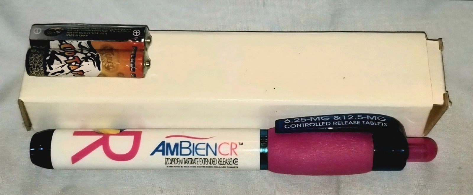 Ambien CR Pen-Light Drug Rep Pharmaceutical Flashlight Collectible Swag NEW Rare