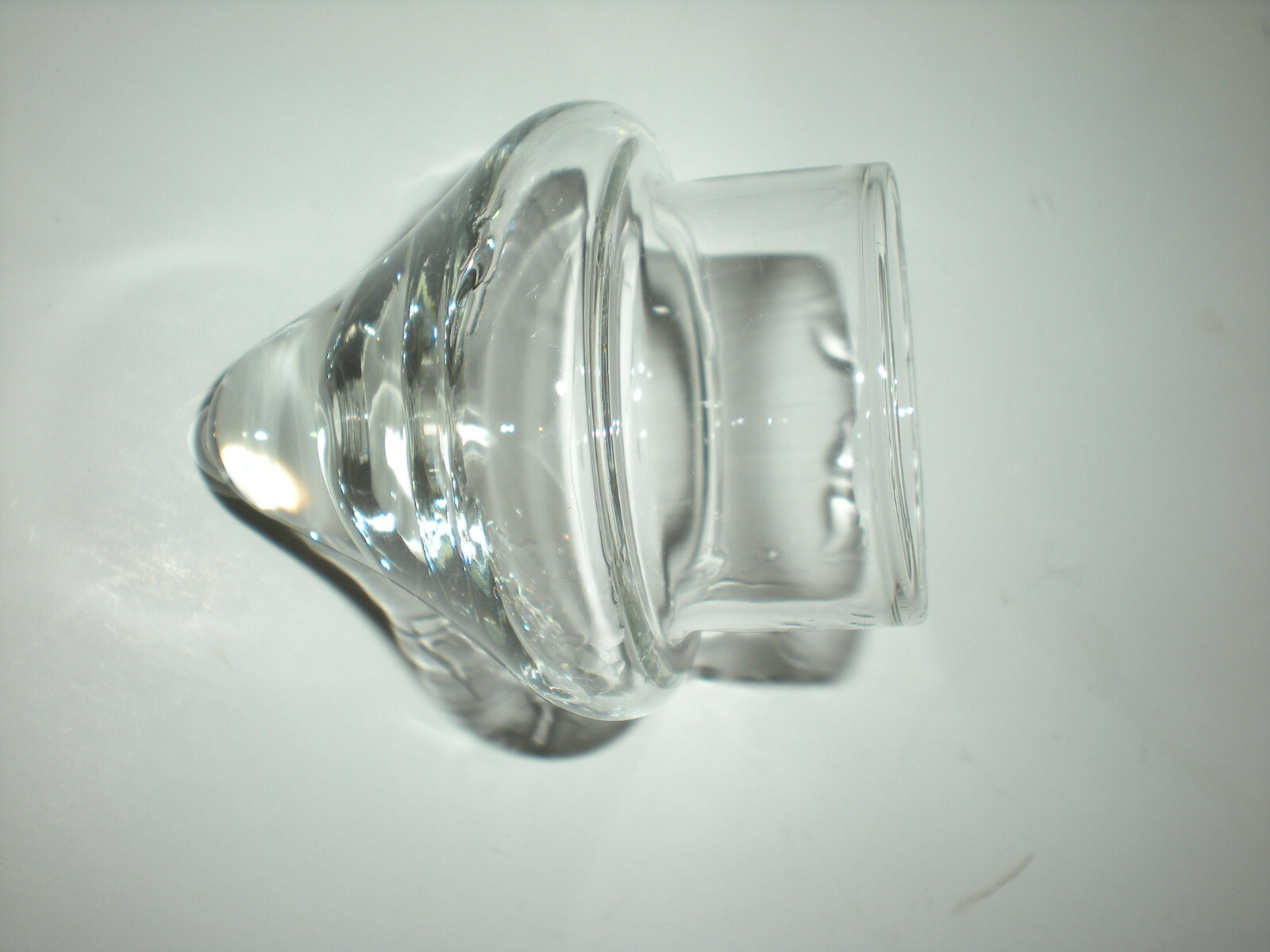 Antique Apothecary Jar Gold pattern vtg glass candy container RARE
