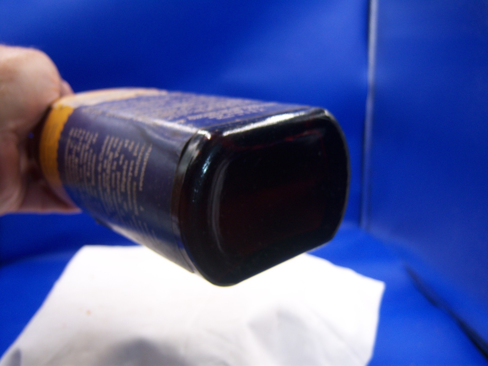 1940’s Ozomulsion Company New York, NY 8 5/8″ Amber Medicine Labeled Bottle