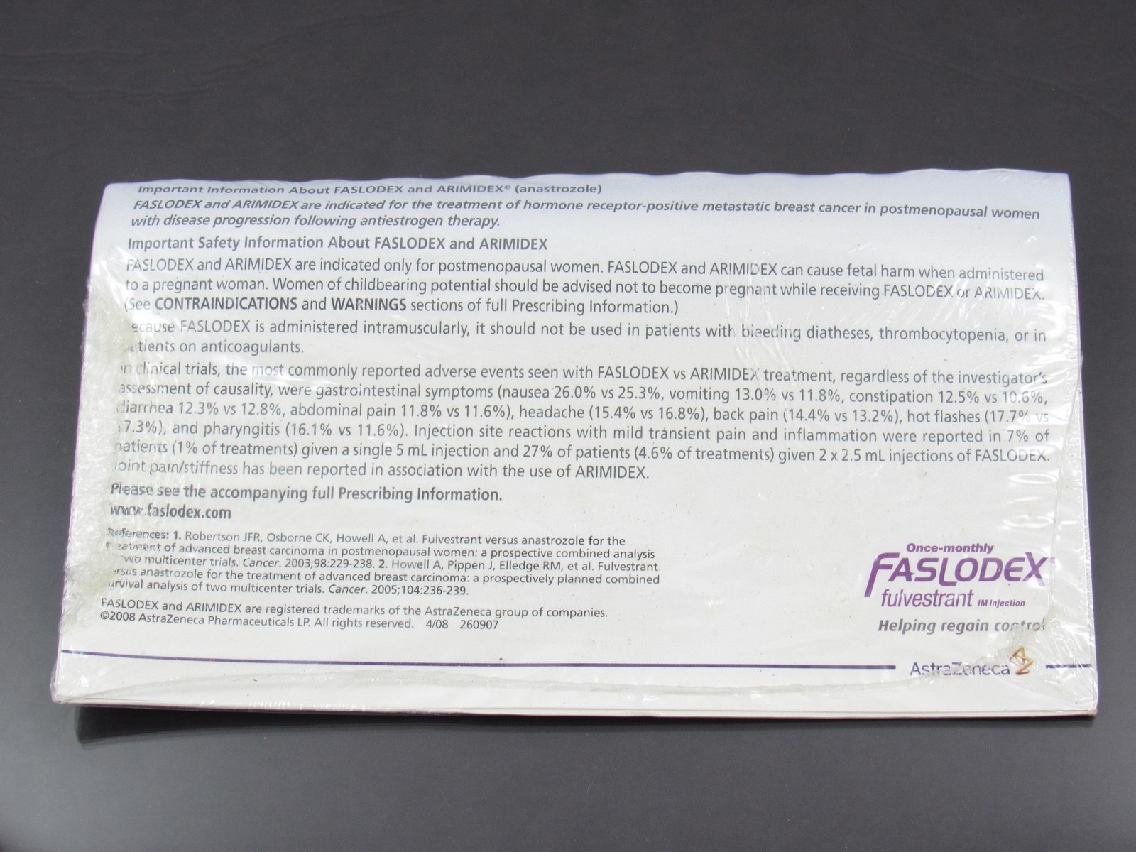 Exquisite Faslodex Heavy Metal PEN Drug Rep Pharmaceutical Promo SEALED on Card