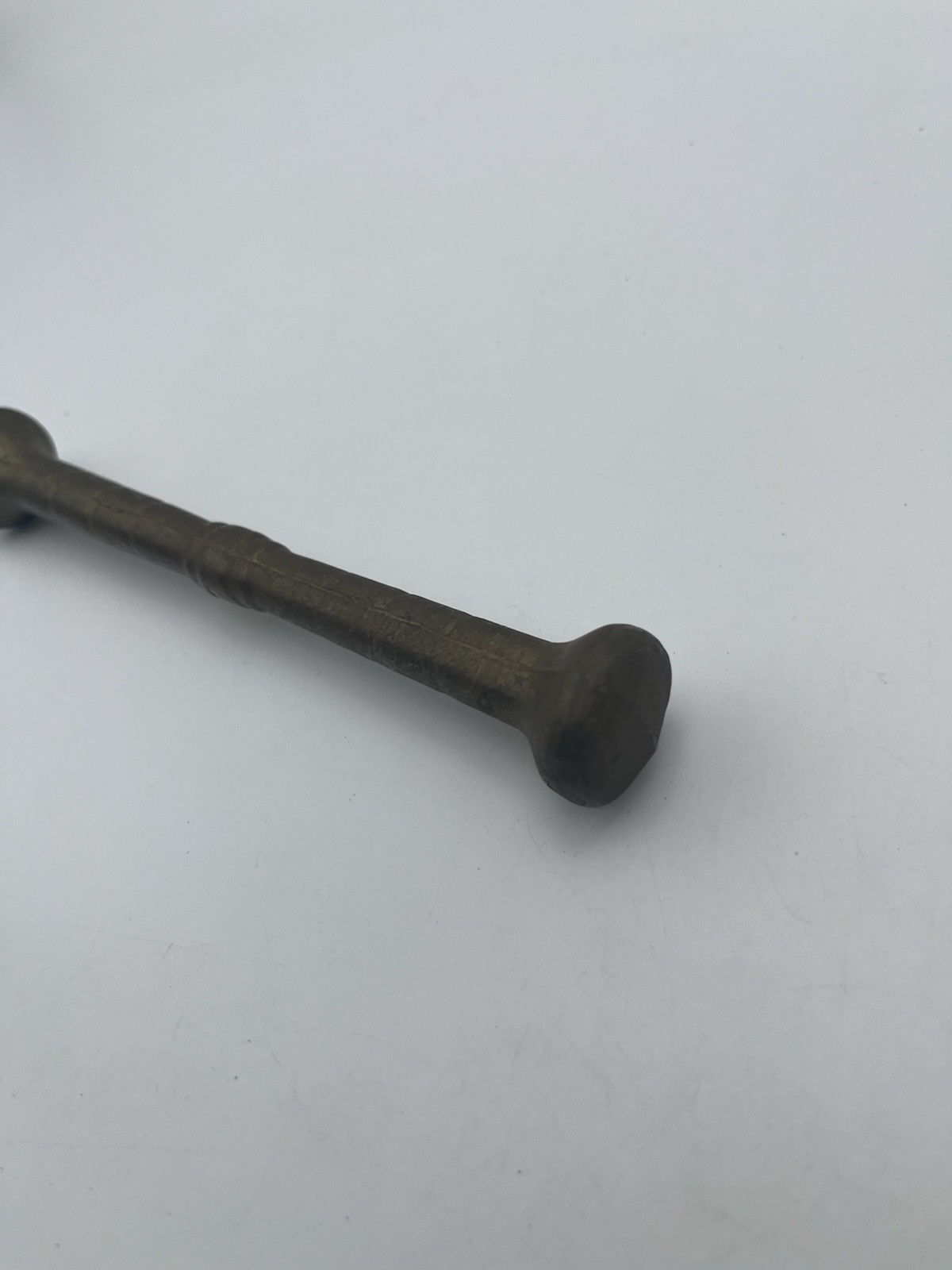 Vintage Heavy Brass Mortar & Pestle
