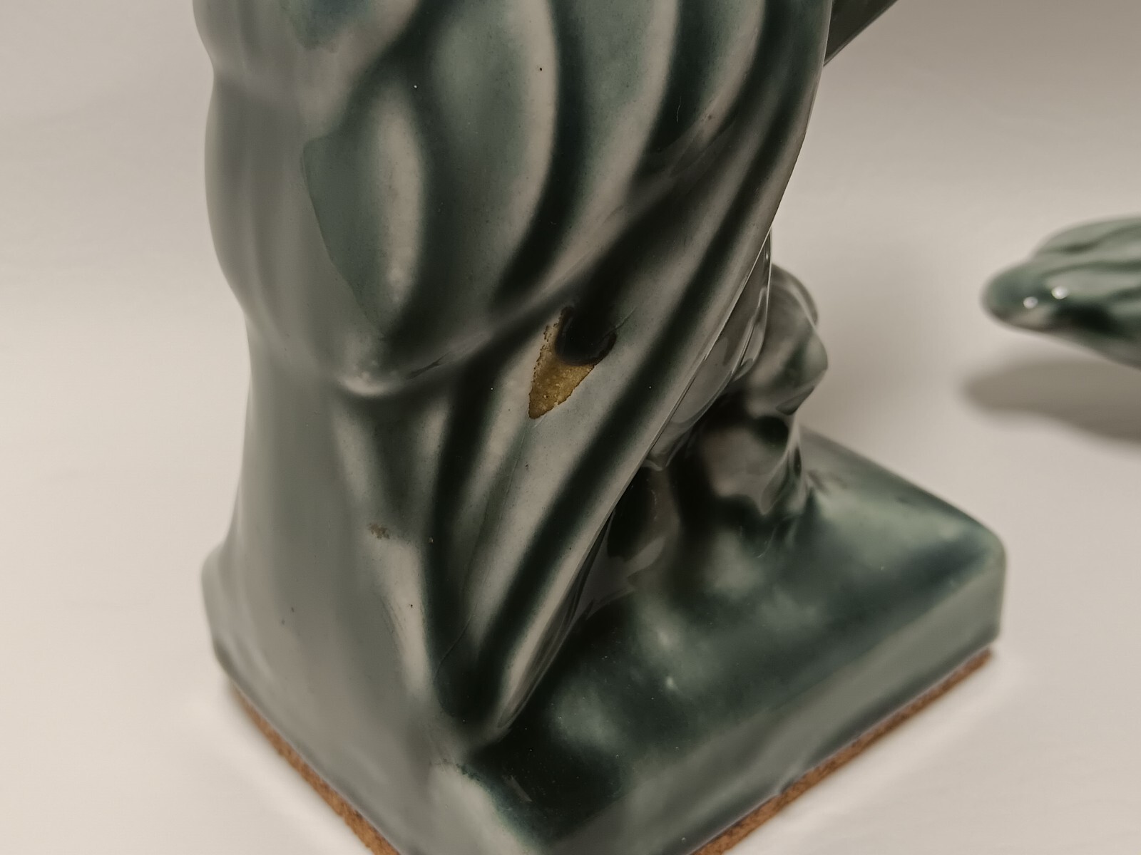 GREY WRISLEY Chicago Bath Salt BALD EAGLE BOOKEND Ceramic Sculpture Figure USA