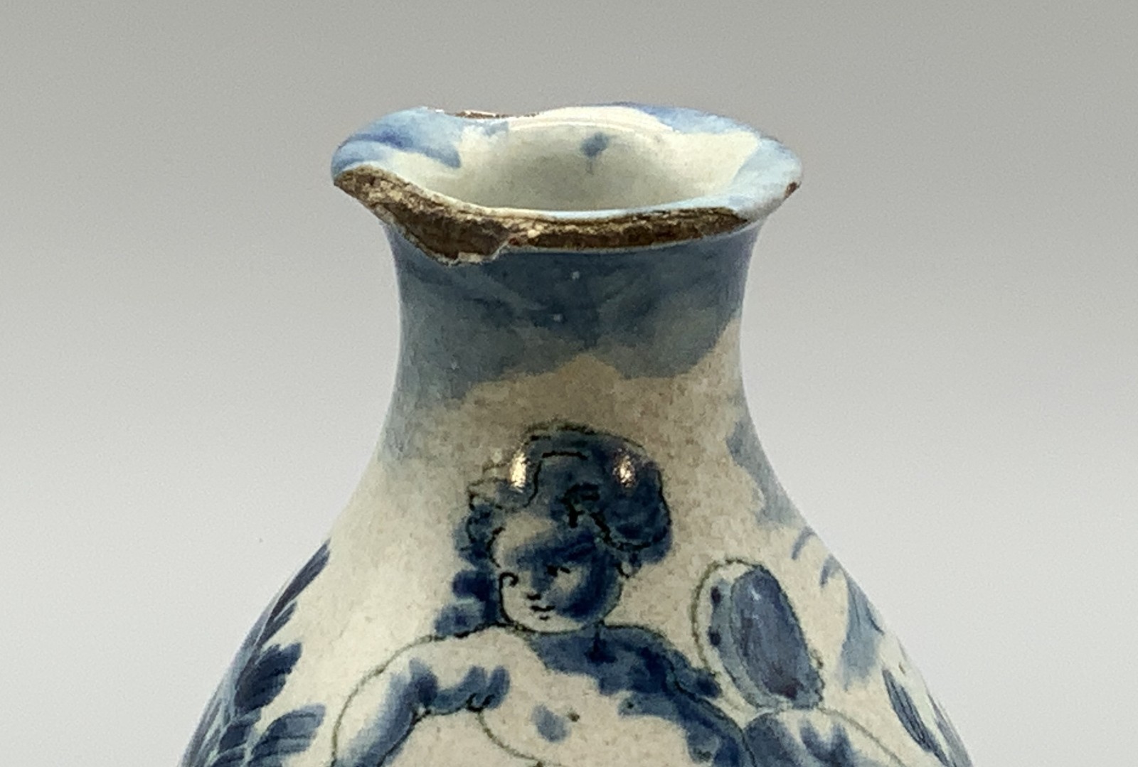 17th-Century Italian Savona Majolica Albarello Drug Pharmacy Jar Bottles