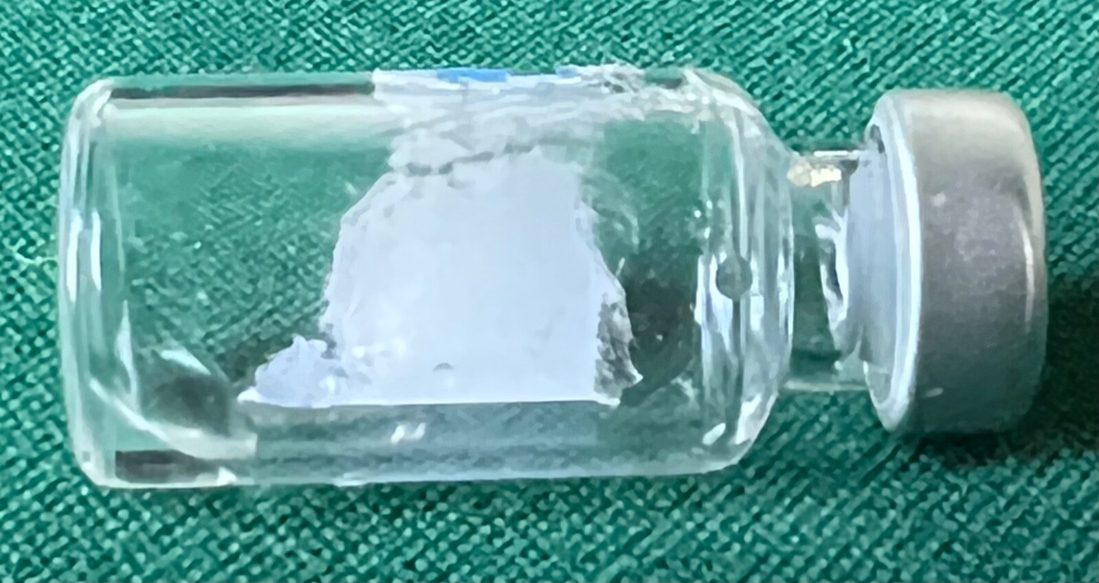 vtg empty clear vial for display #5