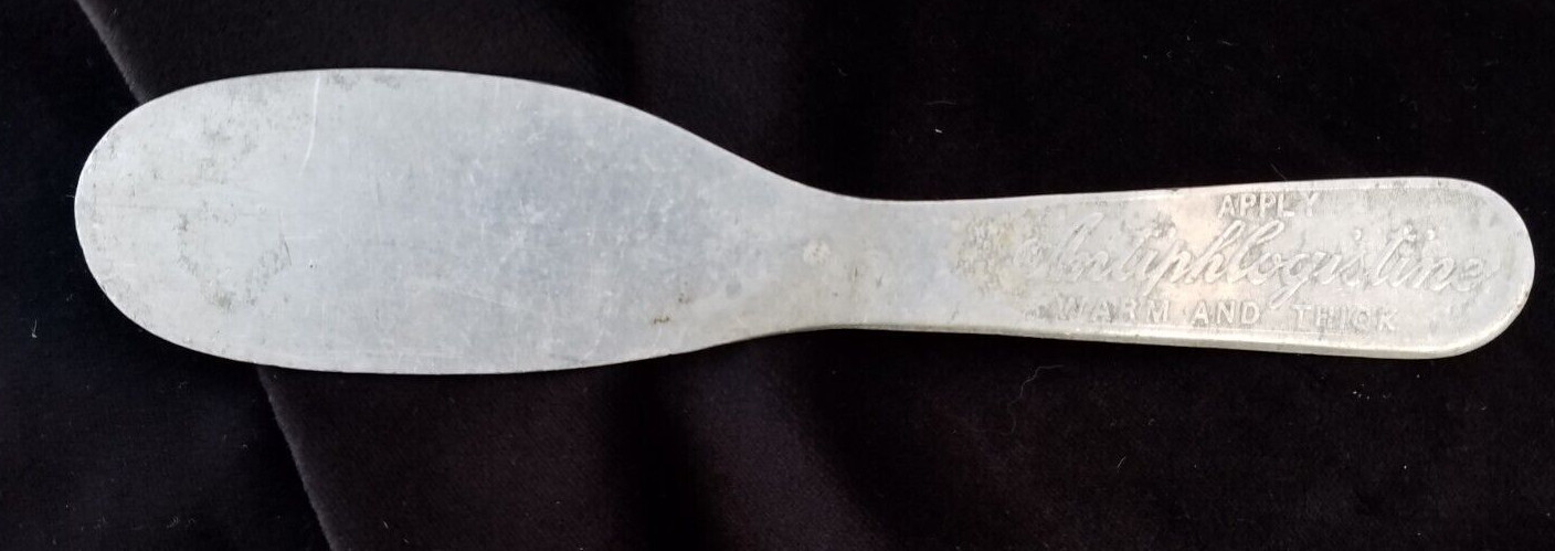 Old Advertising Premium Medicine Applicator Antiphlogistine Poultice Rub Remedy