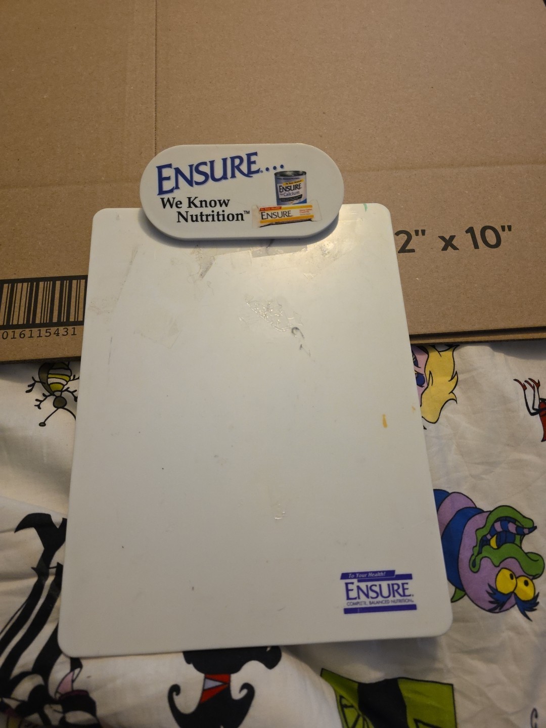 Ensure Clip Board Drug Rep Promo 2000s, See Pics