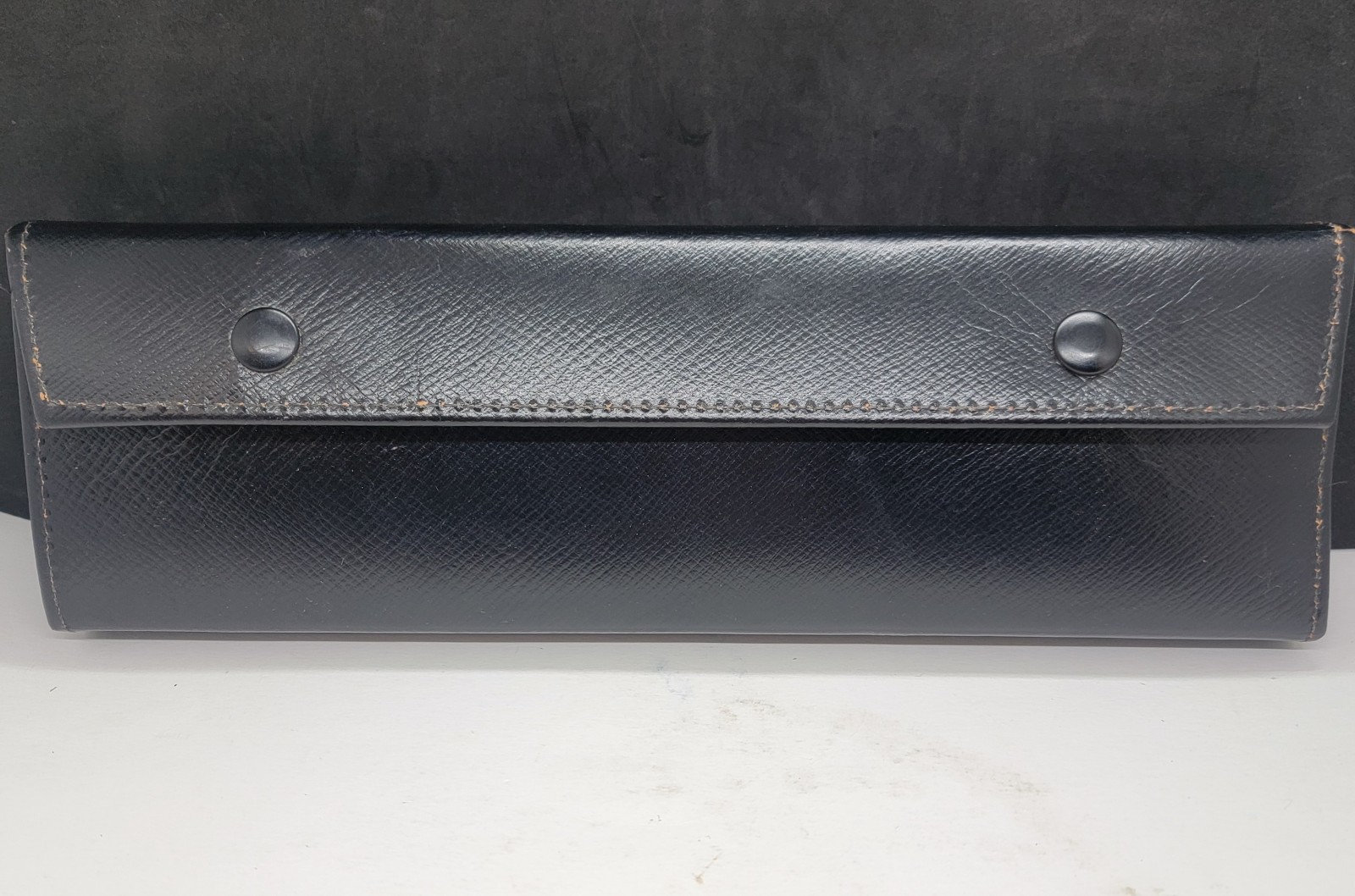 Vintage Doctor’s Medical Leather Travel Vial Case 10 Slots – No Vials