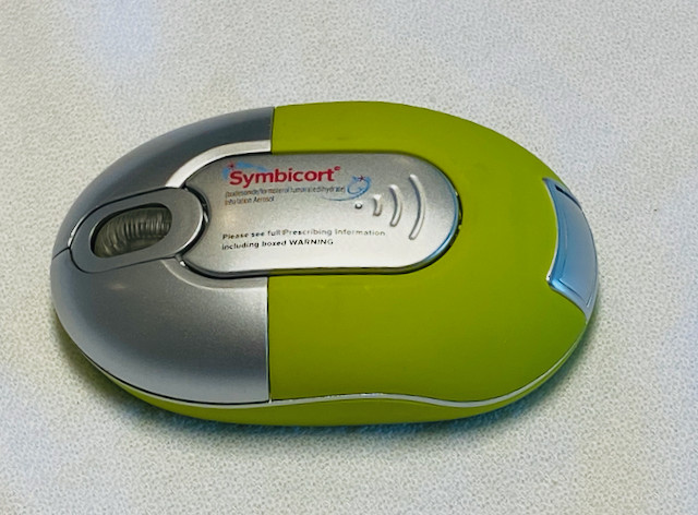 Symbicort Wireless Optical Mini-Mouse- Rare- COLLECTIBLE- NEW in BOX-Last One!