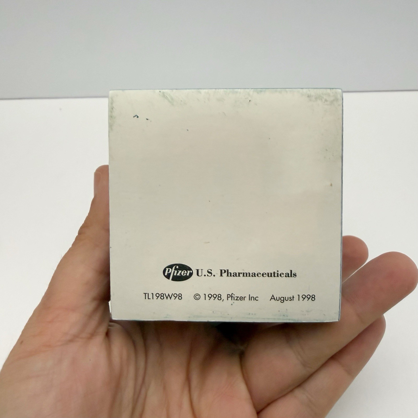 Zoloft Pfizer 1998 Note Pad Drug Rep Pharmaceutical Promo Advertising
