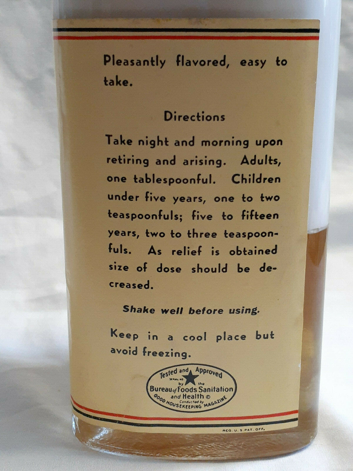 Vtg Norwich Norolar Plain Mineral Oil Constipation Remedy 1 Pint Bottle