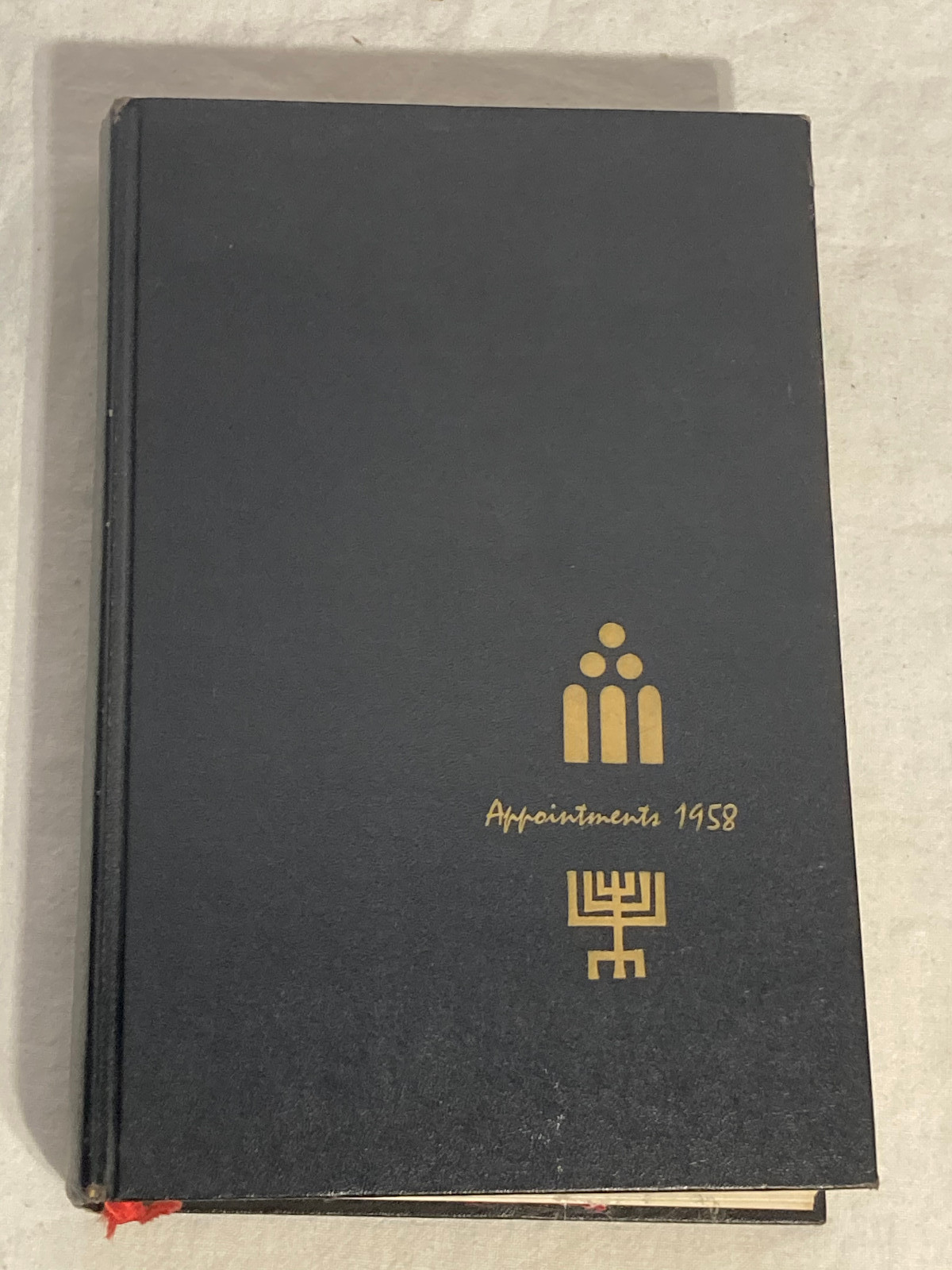 Vntg Schering Drug Corp. Daily Appointments 1958 Hardcover Book 9″