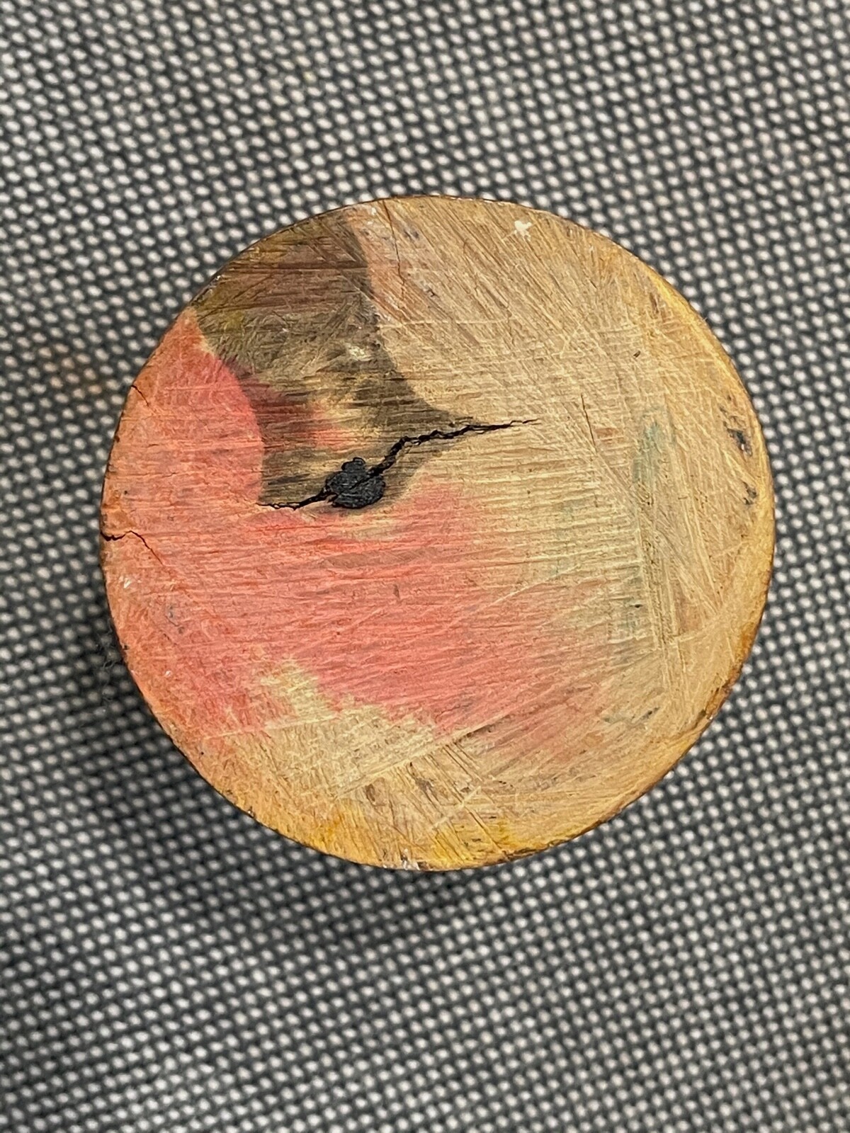 Possibly Vintage Small Wood Mortar & Pestle