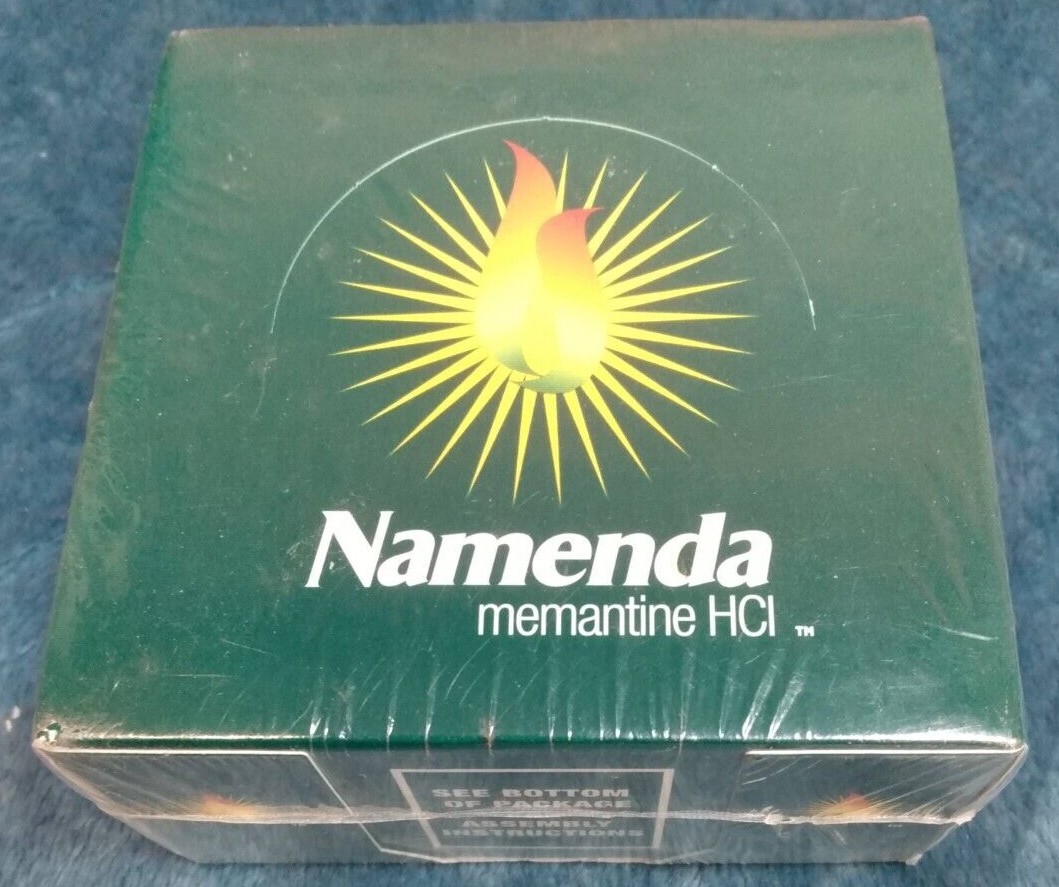 NAMENDA Pharmaceutical Drug Rep Note Pad 4” x 4”- New & Sealed – Free shipping