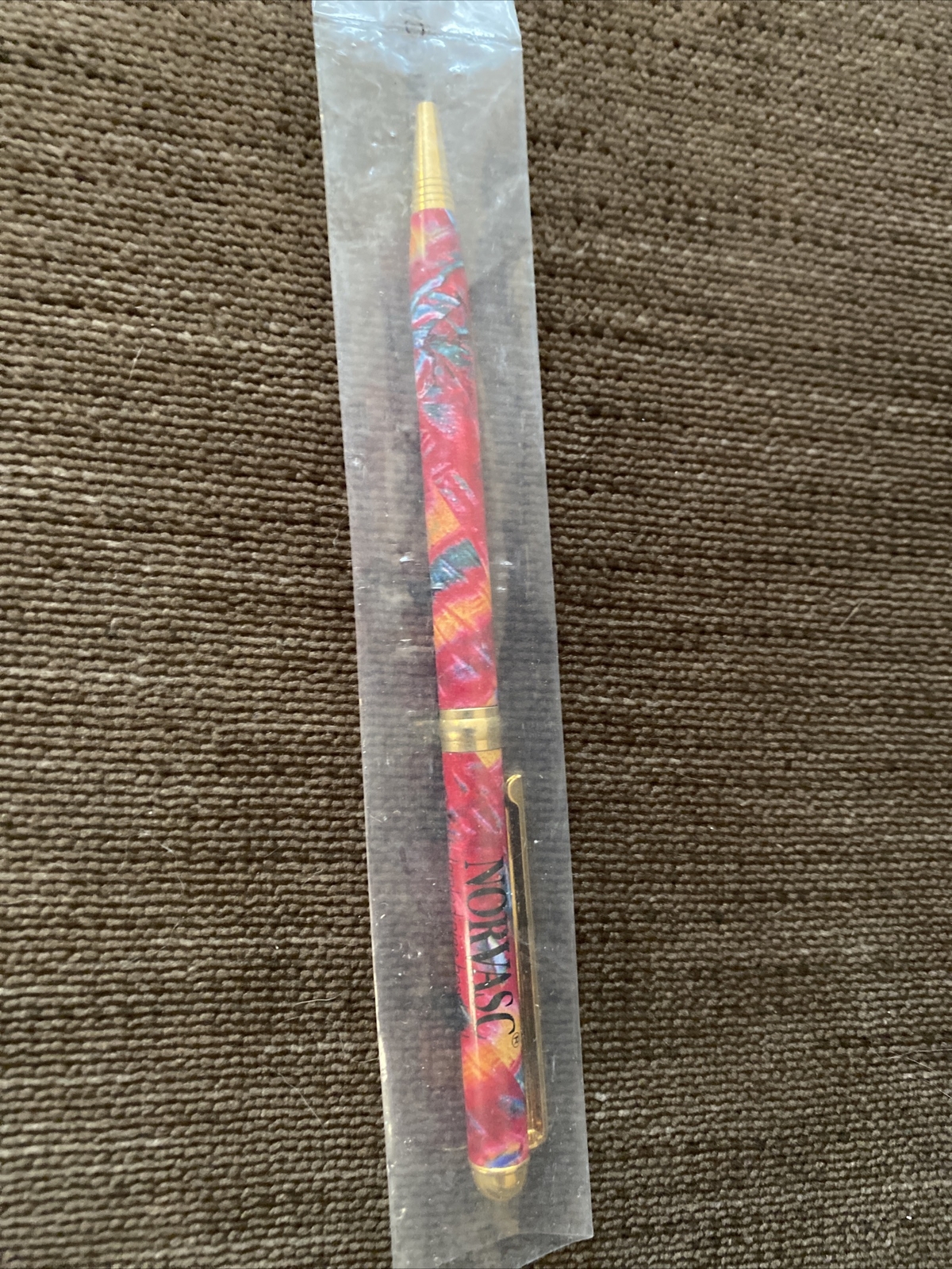 Norvasc Pen-extremely rare, beautiful multicolored pen + free metal Viagra pen