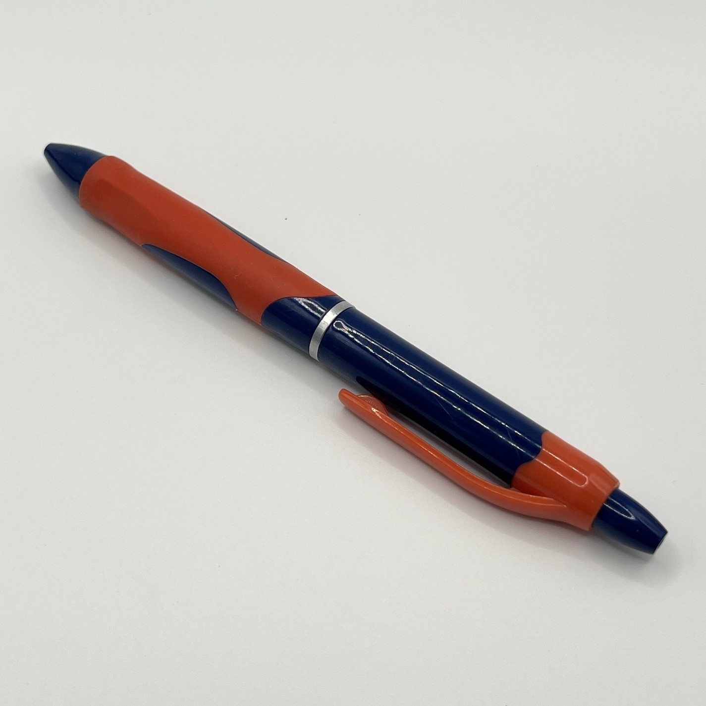 LYRICA Pregabalin Blue Orange Rubber Grip Drug Rep Auburn UVA Pen Pharmacy Swag