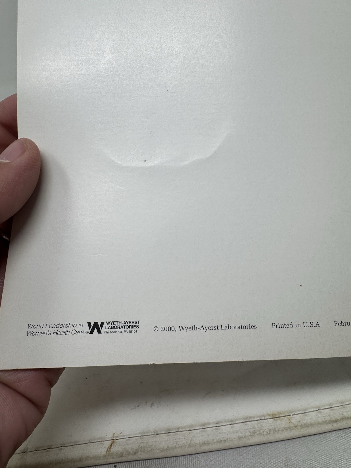 Vintage 2000 Alesse Notepad Pharmaceutical Drug Rep Doctor Gift Swag