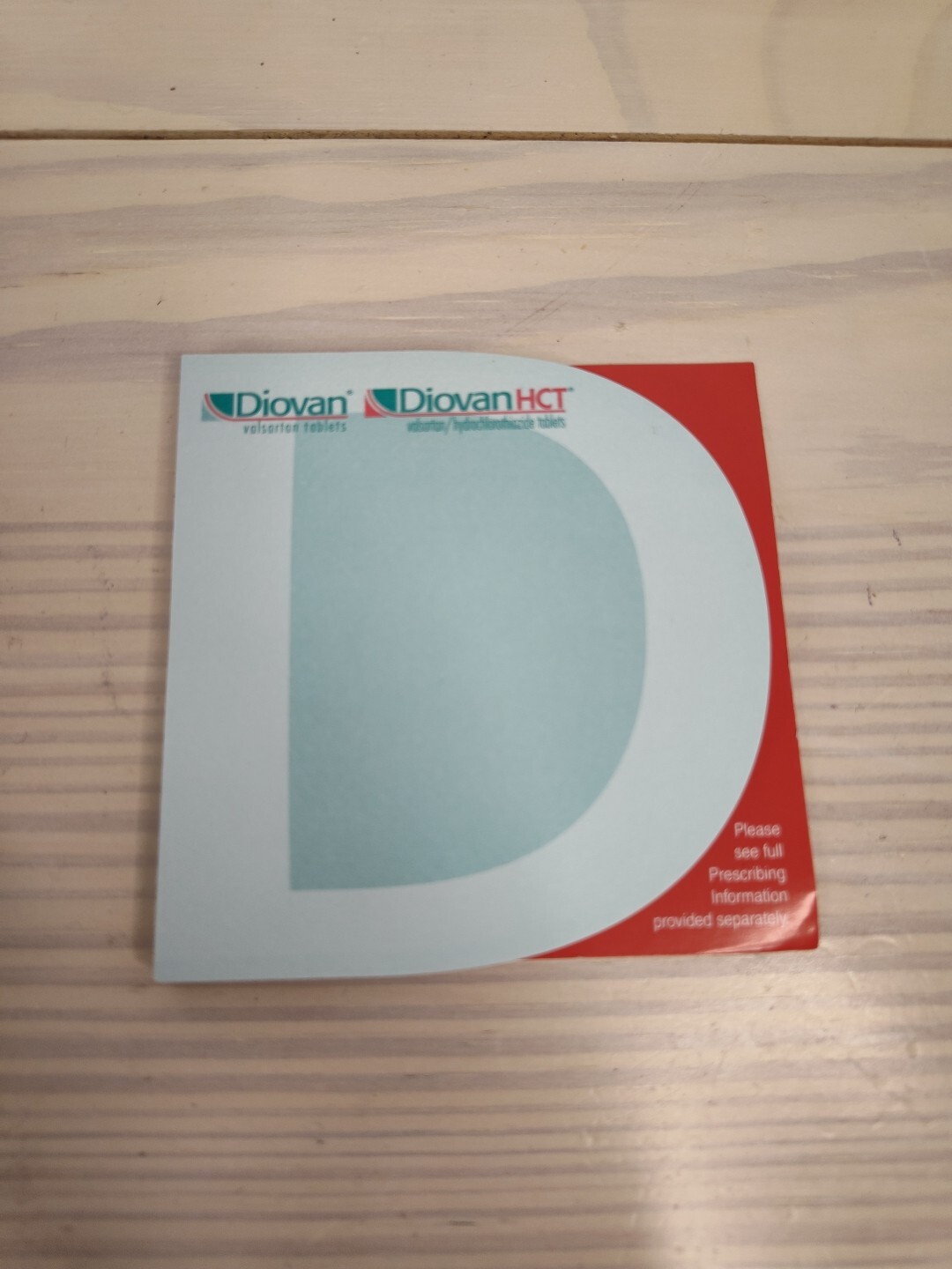 Diovan Lotrel Sticky Note Post It Pharmaceutical Rep Advertising Novartis 1998