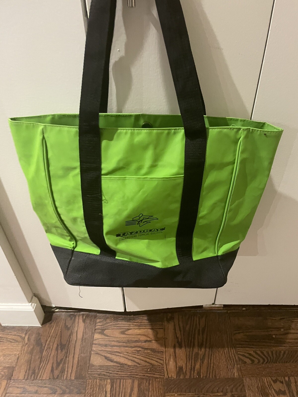 Tazaracl Drug Rep Pharma Merch Large waterproof Tote Bag Green