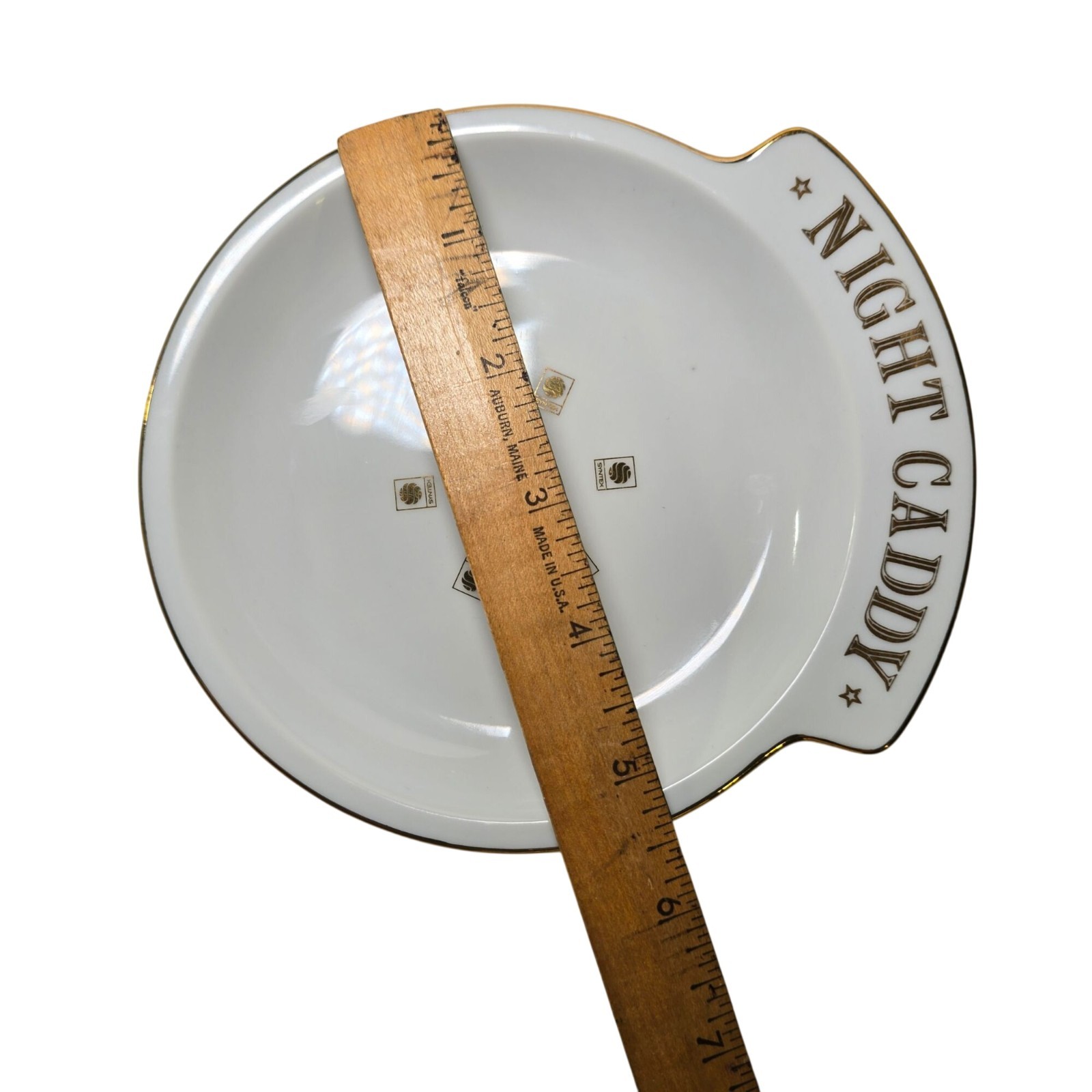 Vintage Syntex Pharmaceutical Company Promo Item Night Caddy Tray Dish Drug Co
