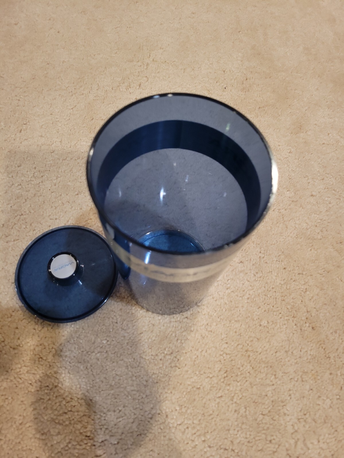 VIAGRA Jar CANNISTER Pharmaceutical Drug Promo ~plastic~ 8″